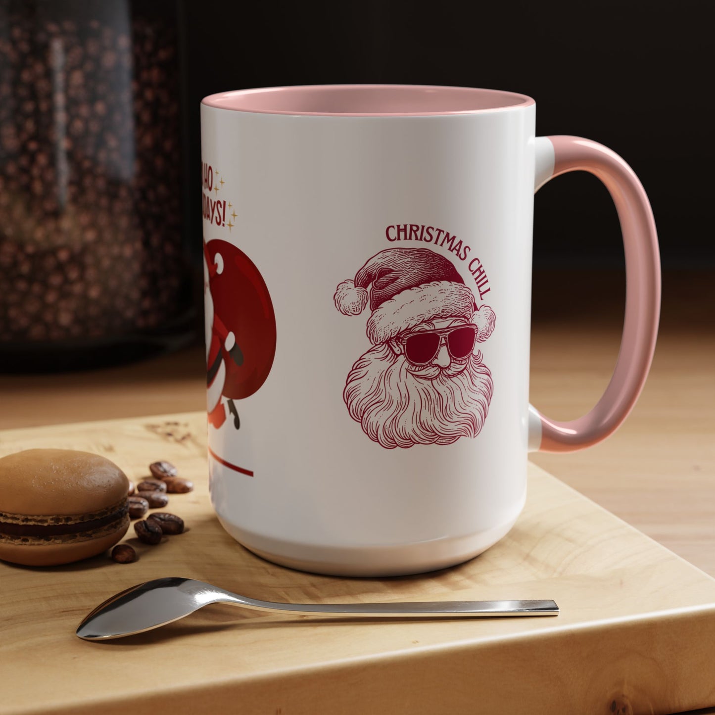 Santa, Ho Ho Holidays  - Accent Coffee Mug (11, 15oz)