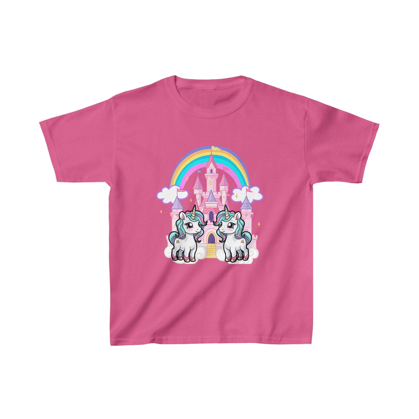 Unicorns: The Stars of Fairy Tales - Kids Heavy Cotton™ Tee