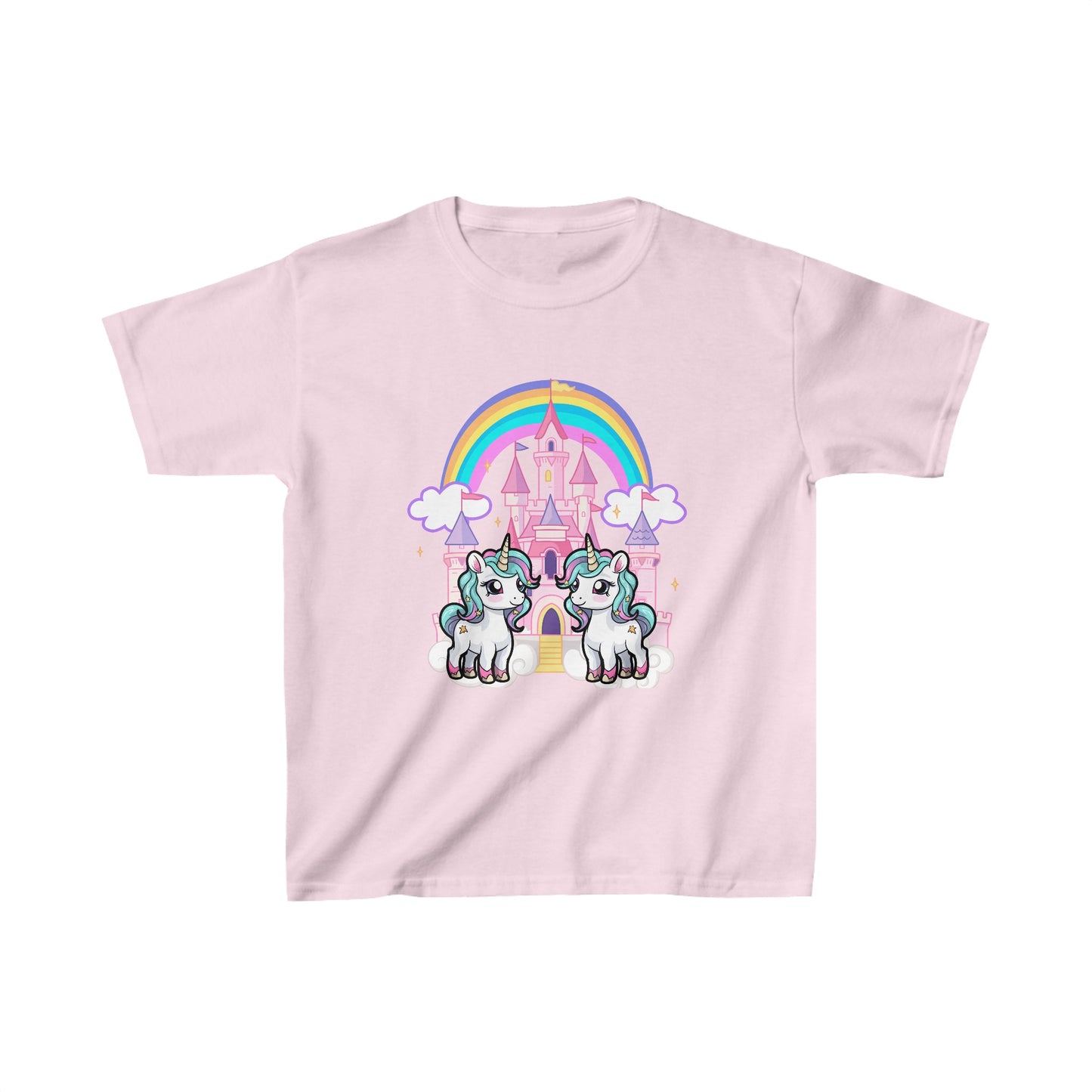 Unicorns: The Stars of Fairy Tales - Kids Heavy Cotton™ Tee