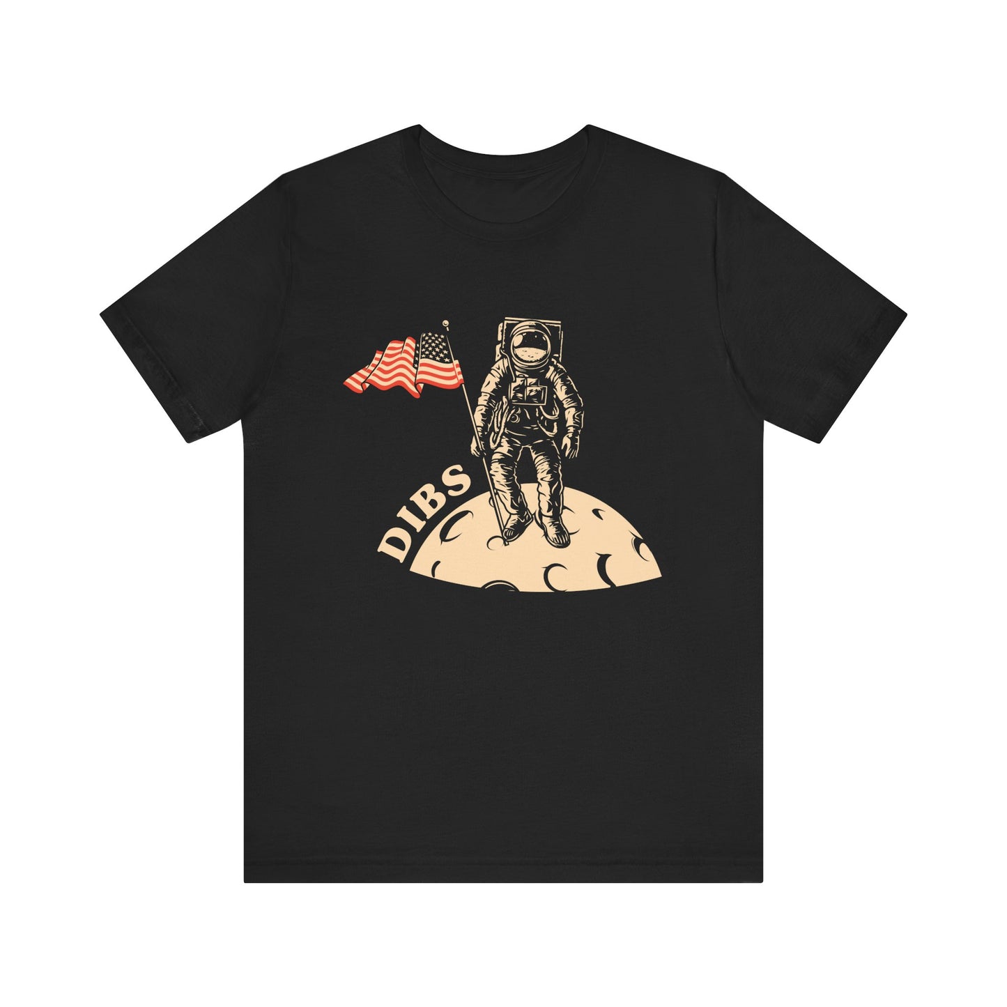 US, July 4th,  Astronaut Adventure Tee - DIBS on the Moon, Space Lover Shirt,  Unisex Astronaut Tee - 13737