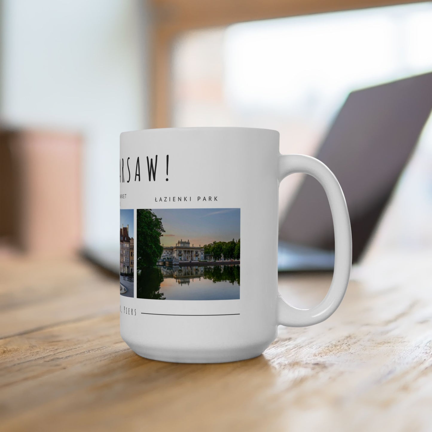 Hello Warsaw! Travel Ceramic Mug - 11oz & 15oz - 12092