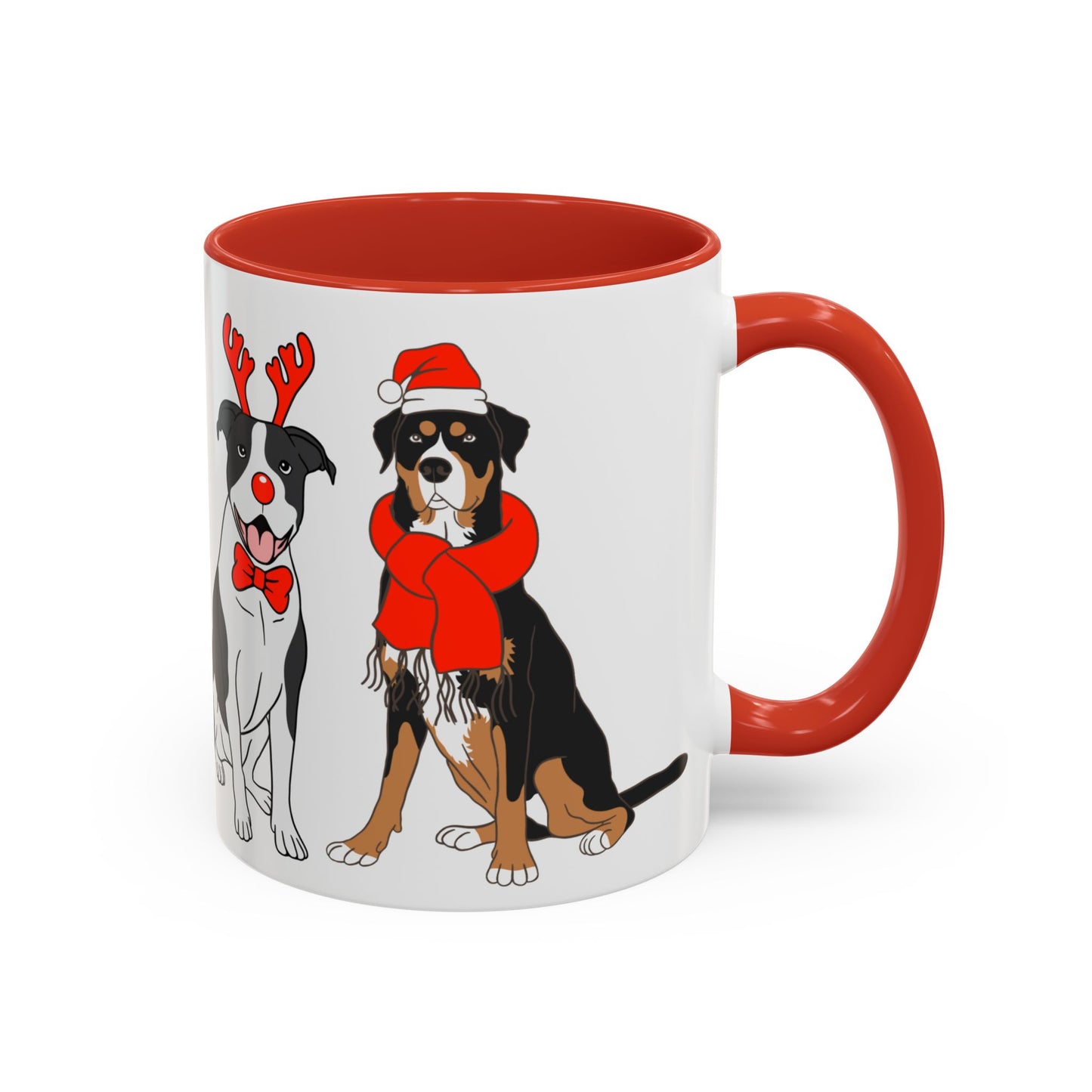 Christmas Dogs - Accent Coffee Mug (11, 15oz) - 10305