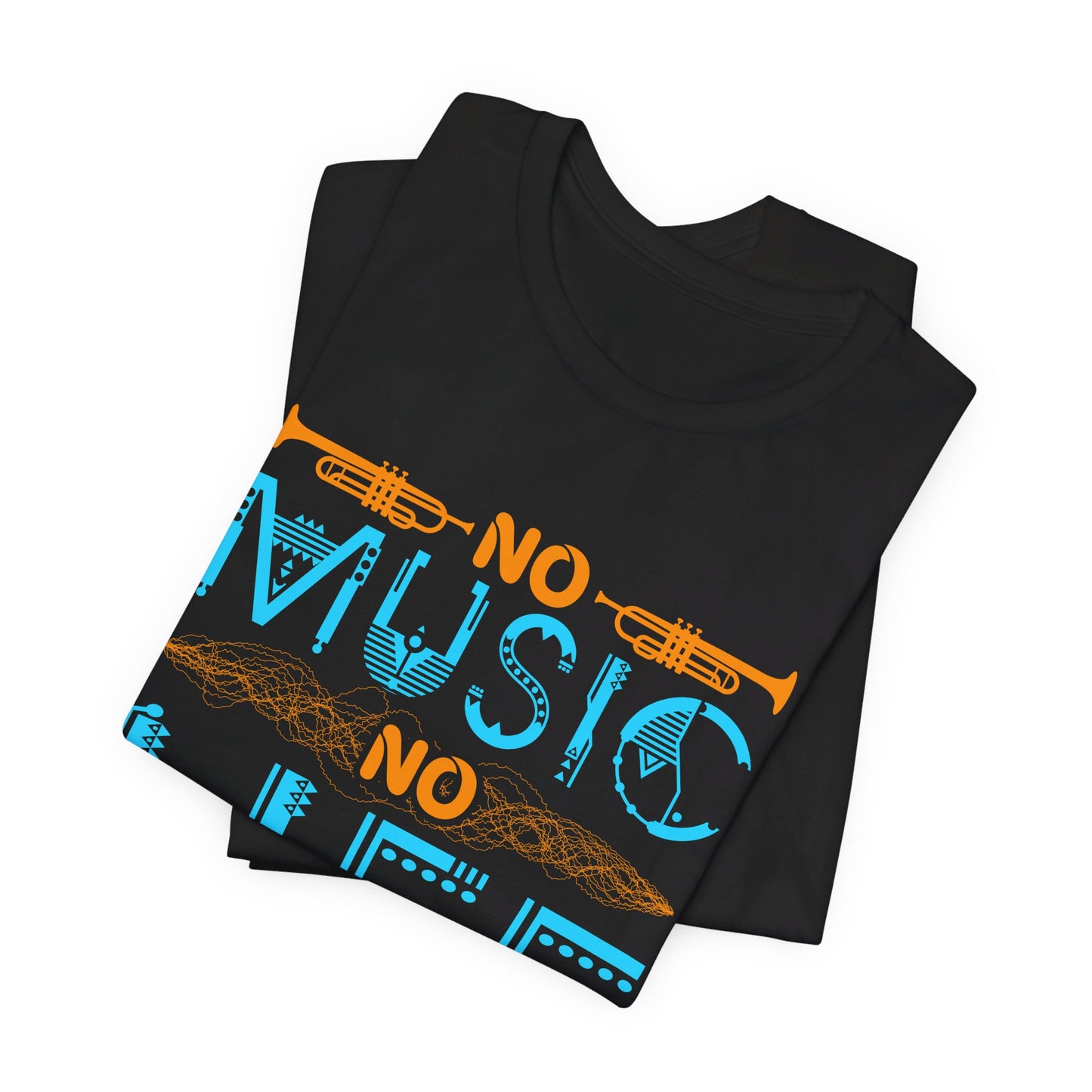 No Music No Life - Unisex Jersey Short Sleeve Tee