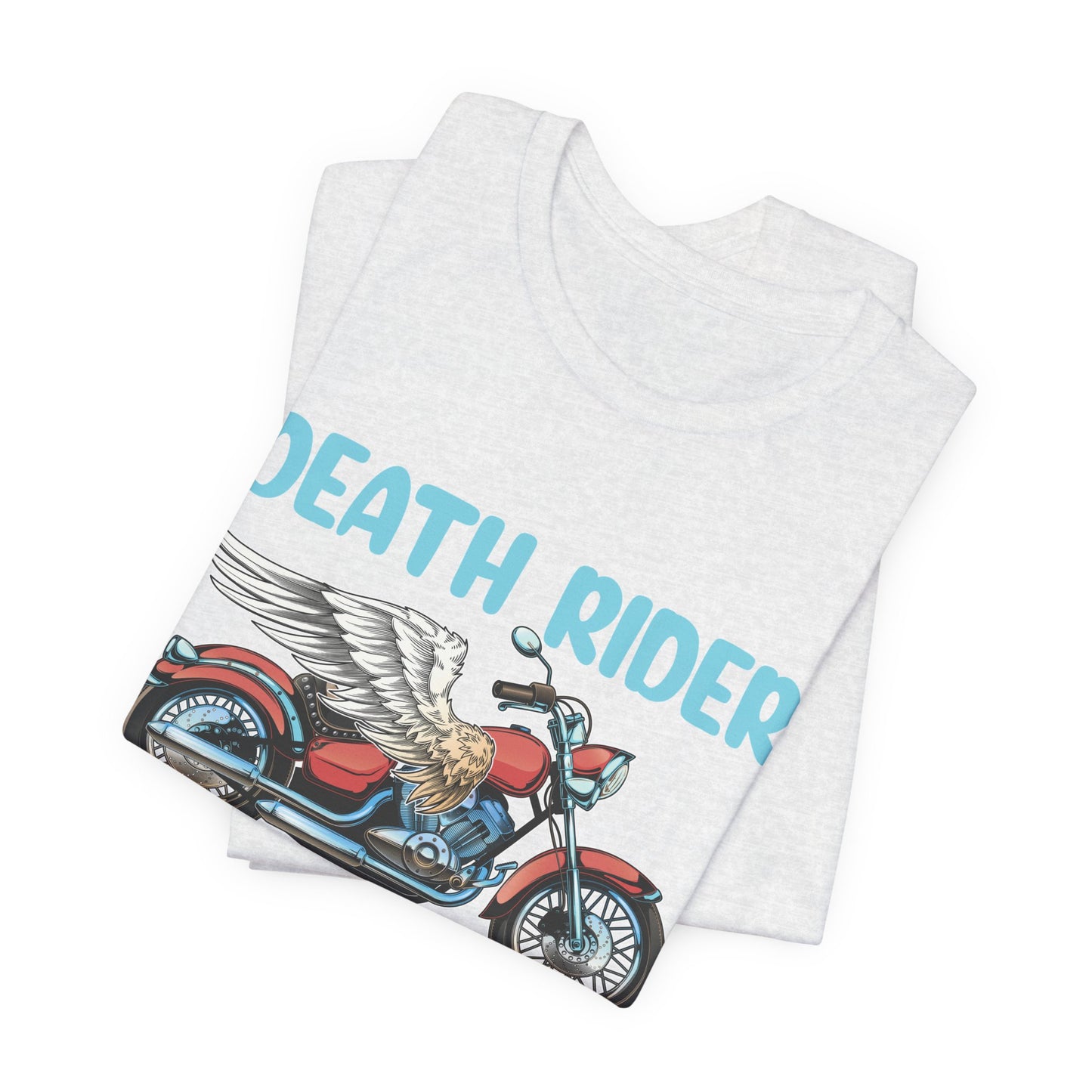 Death Rider, Live Fast and Ride  - Unisex Jersey Short Sleeve Tee - 13595