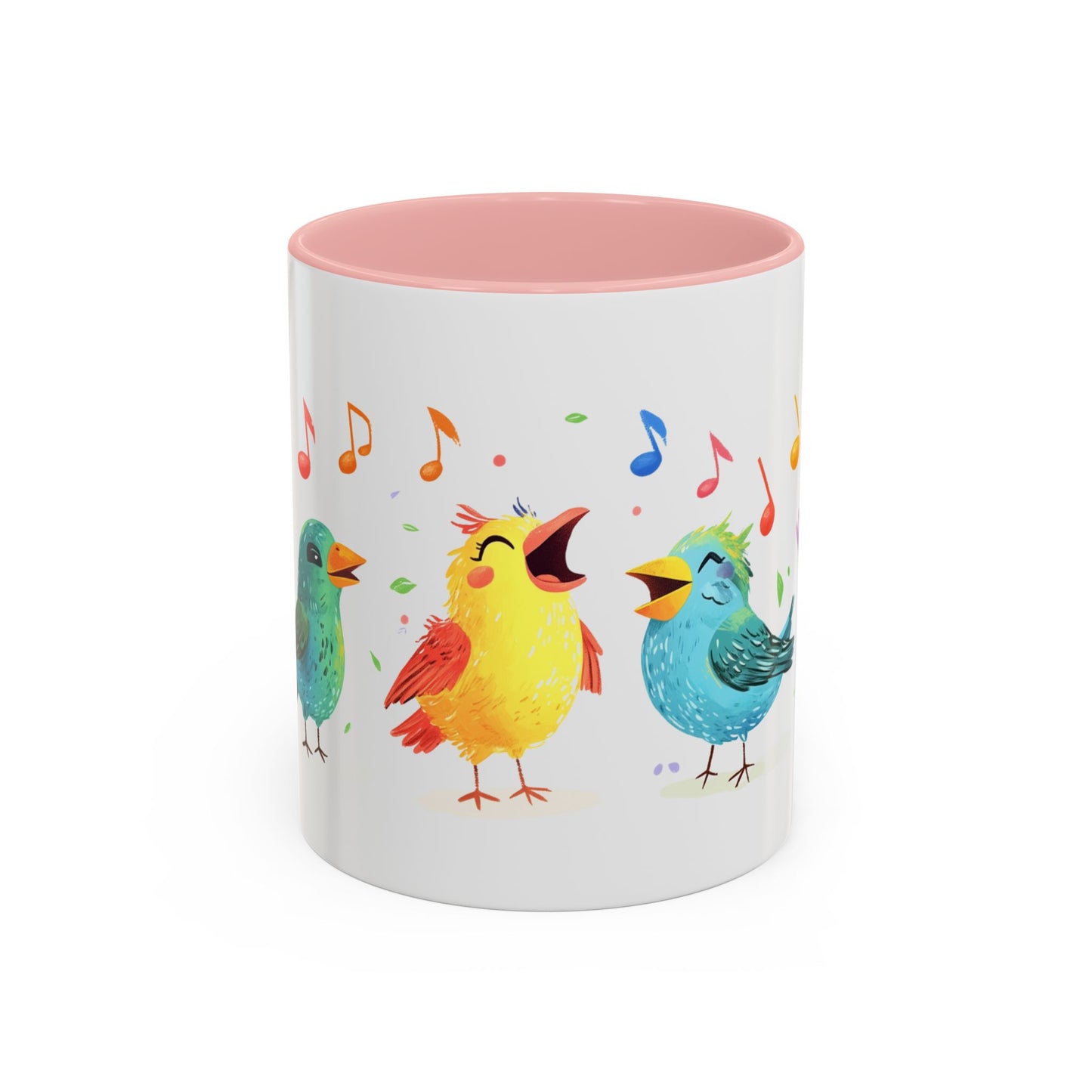 Colorful Birds - Accent Coffee Mug (11, 15oz)