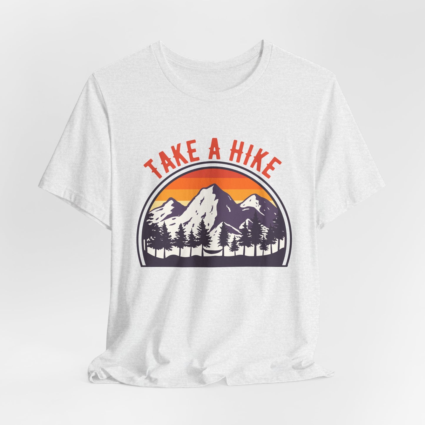 Camping: Take A Hike - Unisex Jersey Short Sleeve Tee