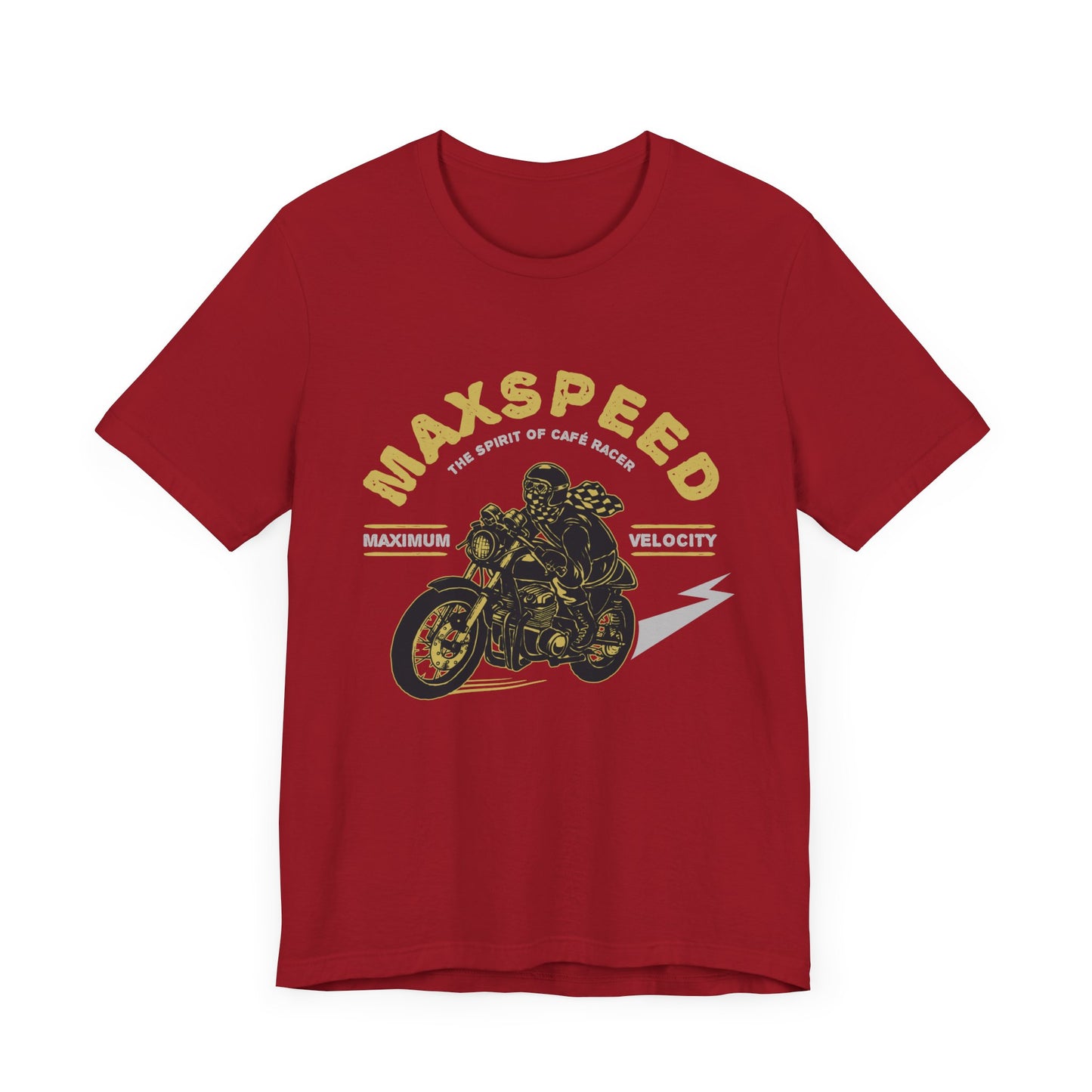 Maxspeed, The Spirit of Cafe Racer - Unisex Jersey Short Sleeve Tee