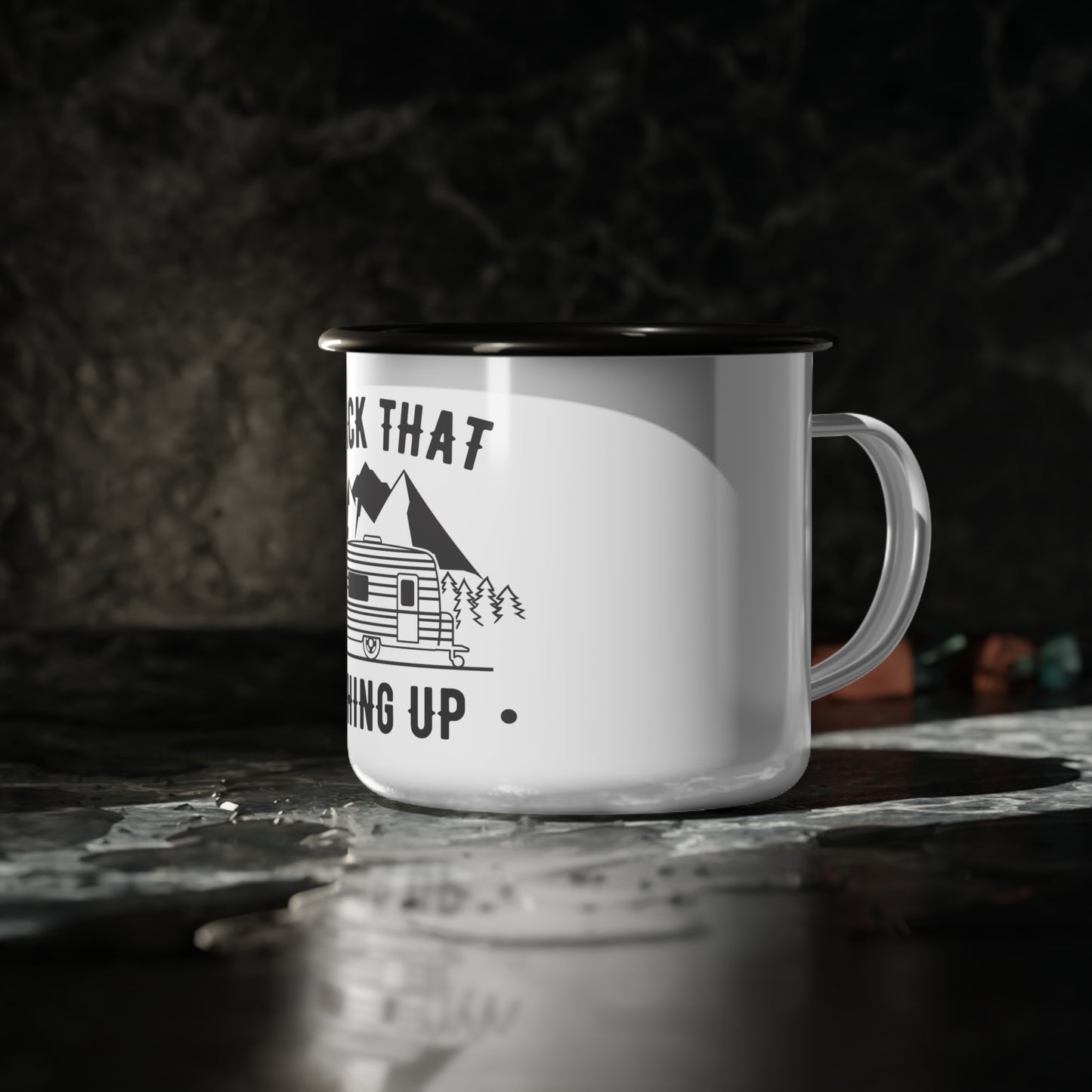 Camping: Back That, Thing Up - Enamel Camp Cup - 12617