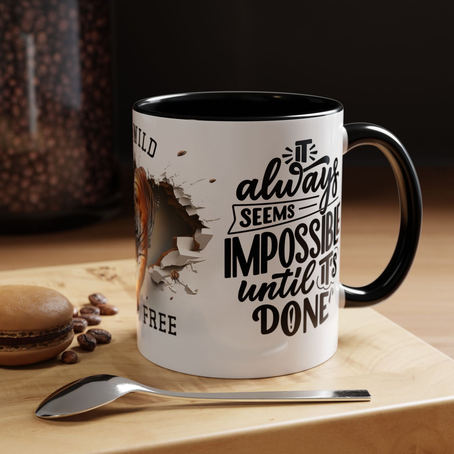 Stay Wild, Be Free - Accent Coffee Mug (11, 15oz)