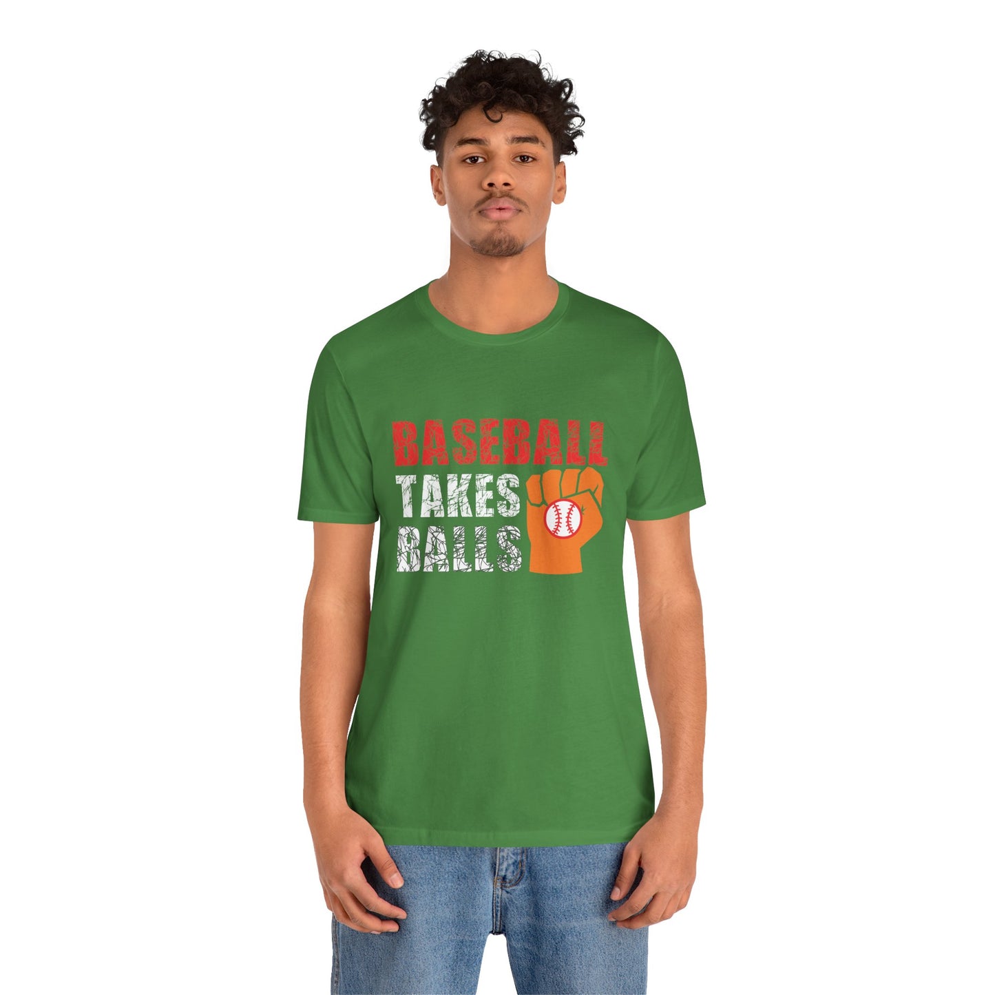 Baseball Takes Balls - Unisex Jersey Short Sleeve Tee - 13908