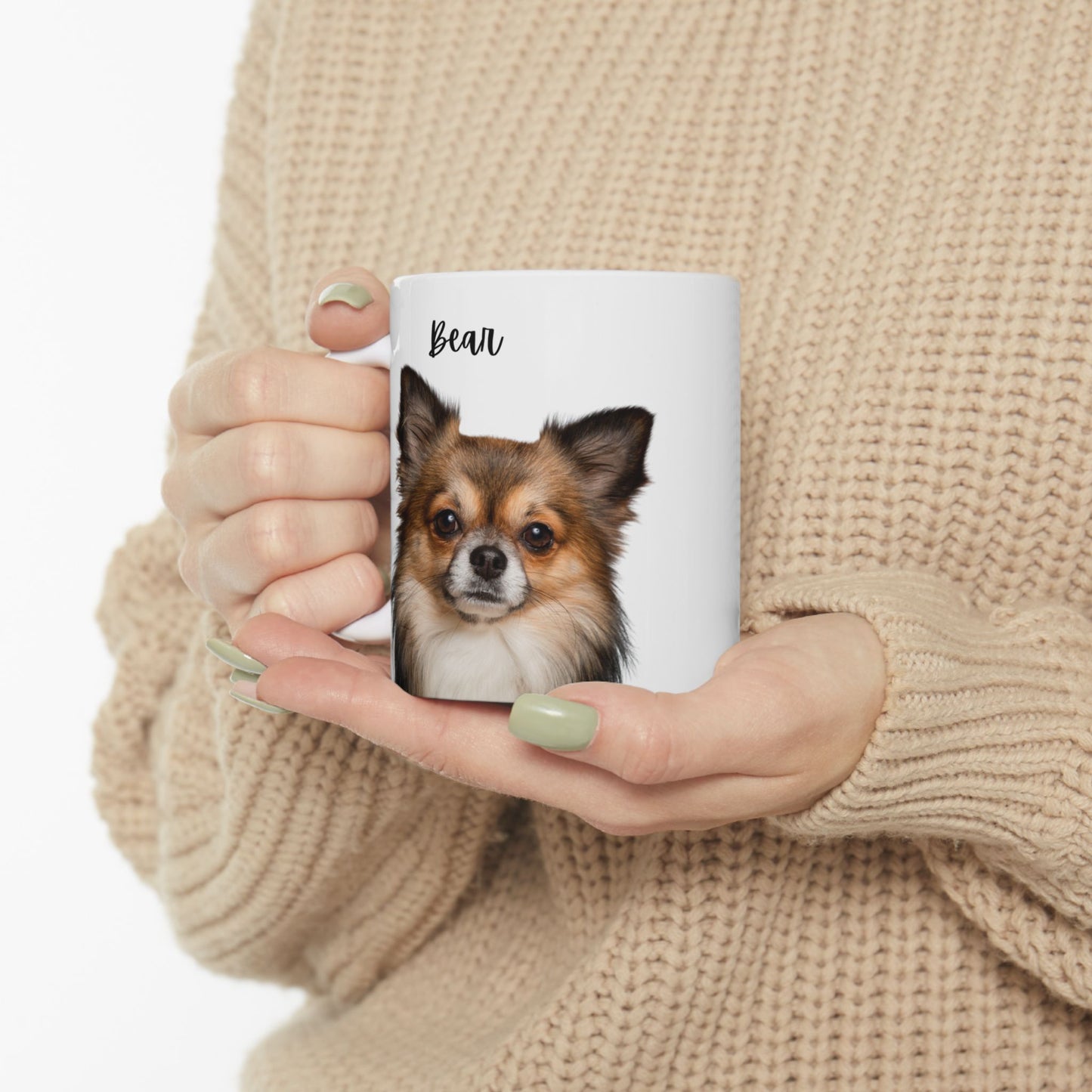 Personalised Dog Ceramic Mug - Perfect Gift for Pet Owners, 11oz or 15oz, Dog Themed Coffee Cup - 14173