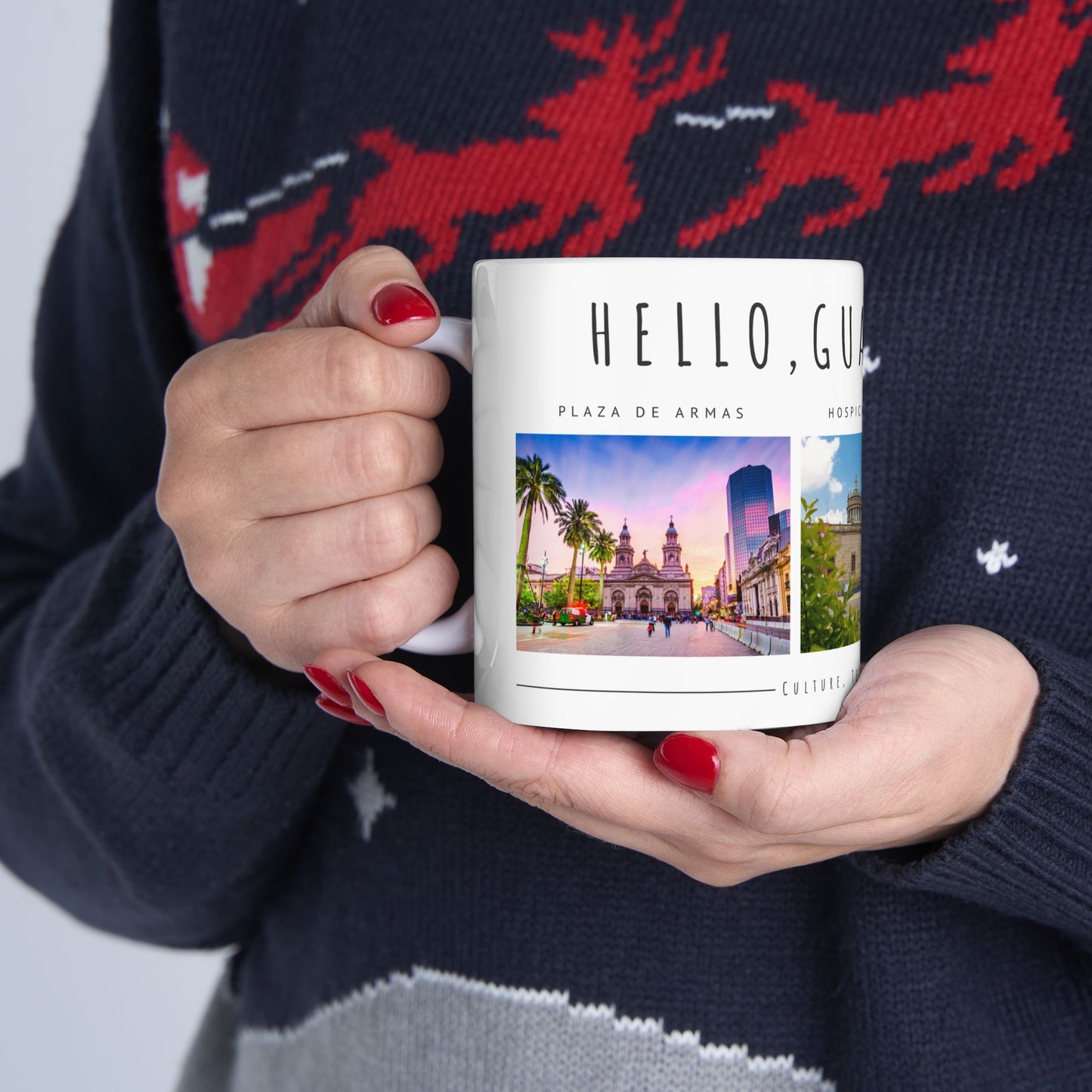 Hello Guadalajara Ceramic Mug - Culture, Tequila, Tradition - 12209