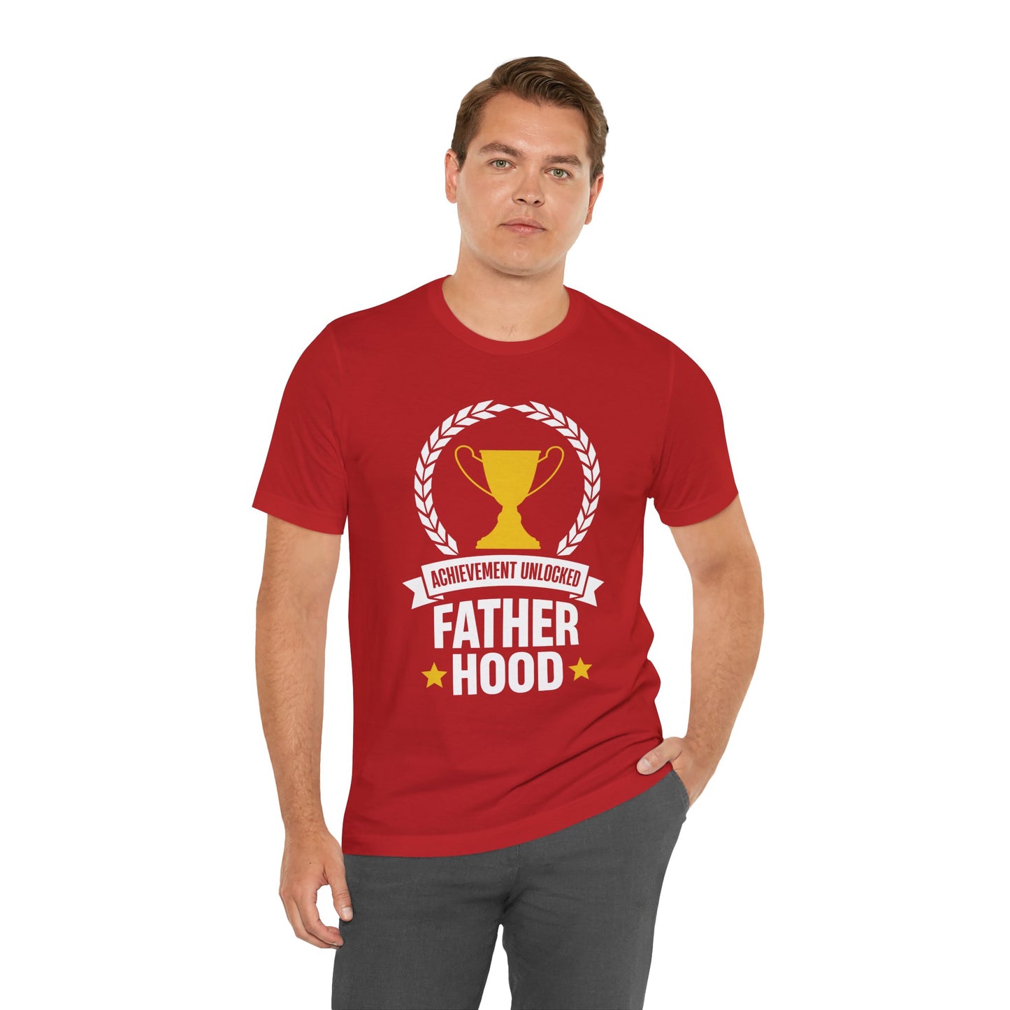 Achievement Unlocked, Fatherhood - Unisex Jersey Short Sleeve Tee - 13726