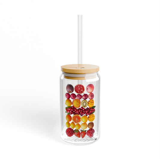 Juicy goodness in every slice,  Customizable - Sipper Glass, 16oz