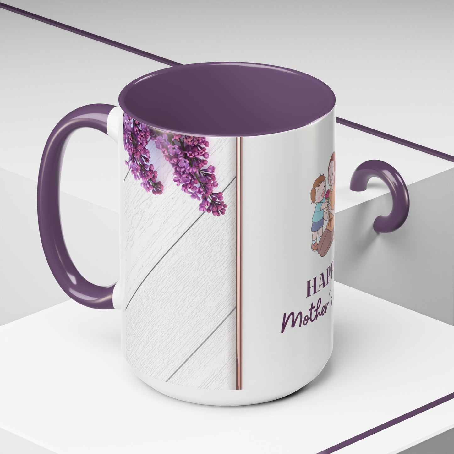 Happy Mother’s Day  - Accent Coffee Mug (11, 15oz) - 11757
