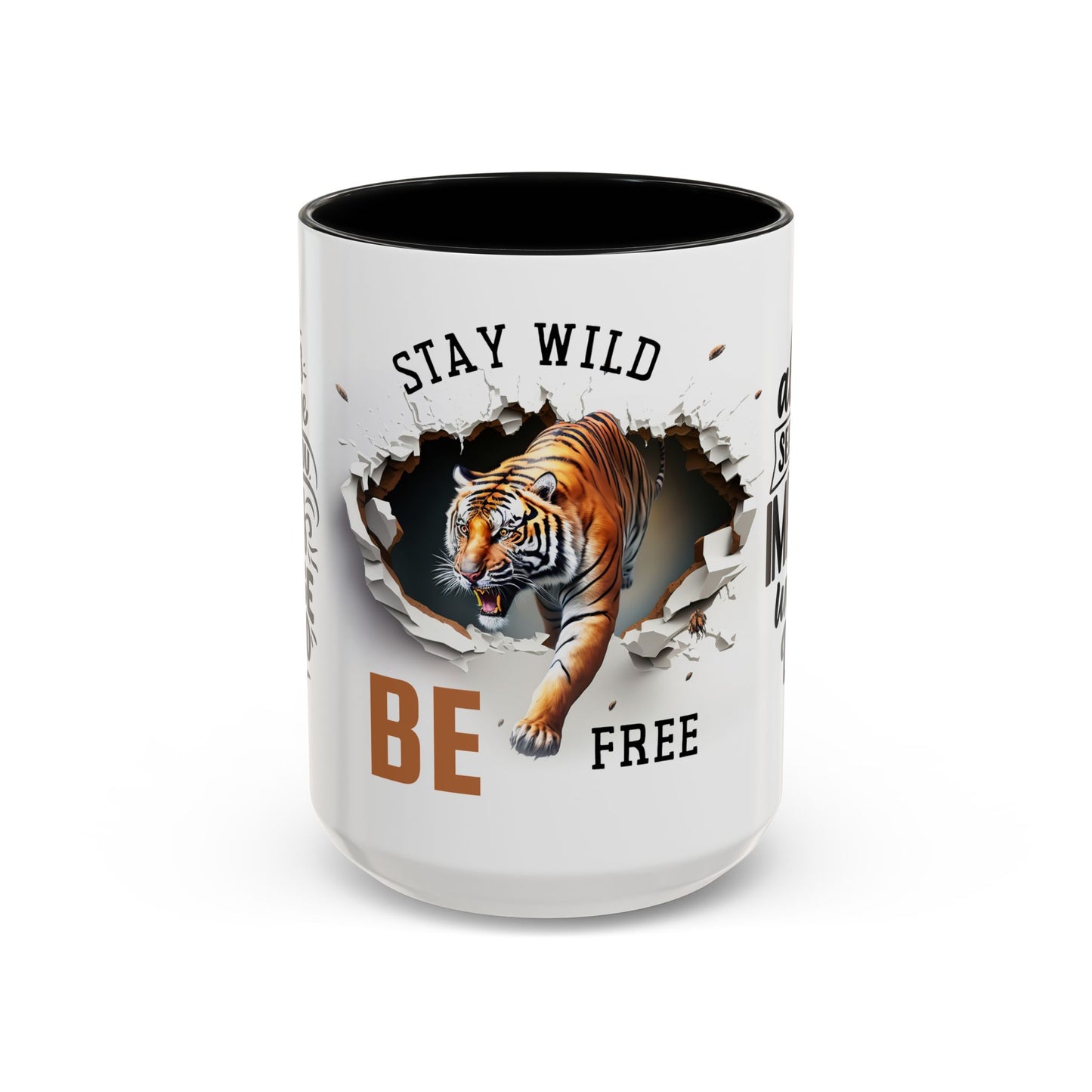 Stay Wild, Be Free - Accent Coffee Mug (11, 15oz)