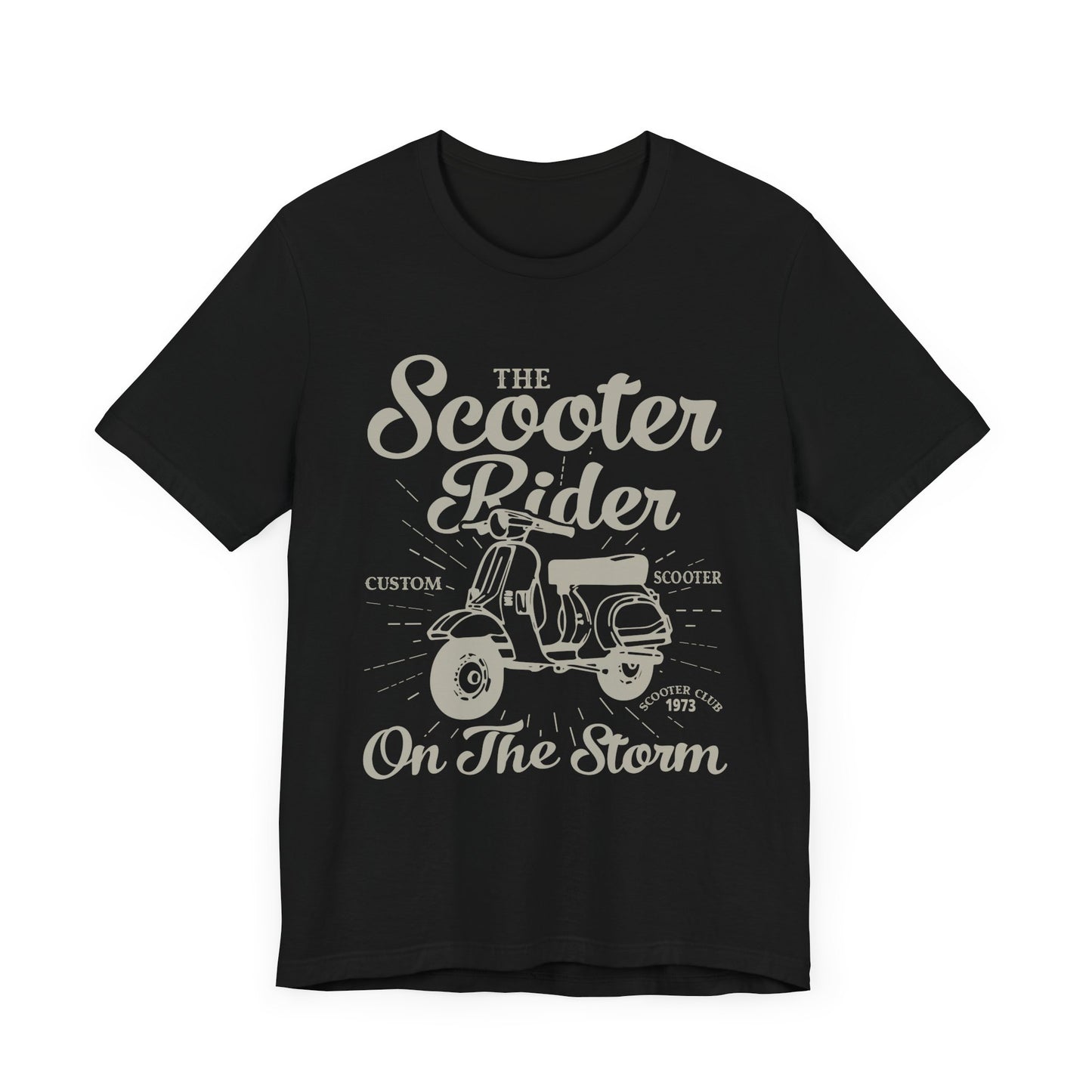 The Scooter Rider - Unisex Jersey Short Sleeve Tee - 13311