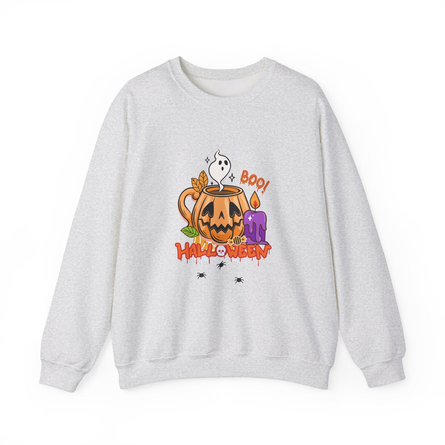 Boo Halloween - Unisex Heavy Blend™ Crewneck Sweatshirt