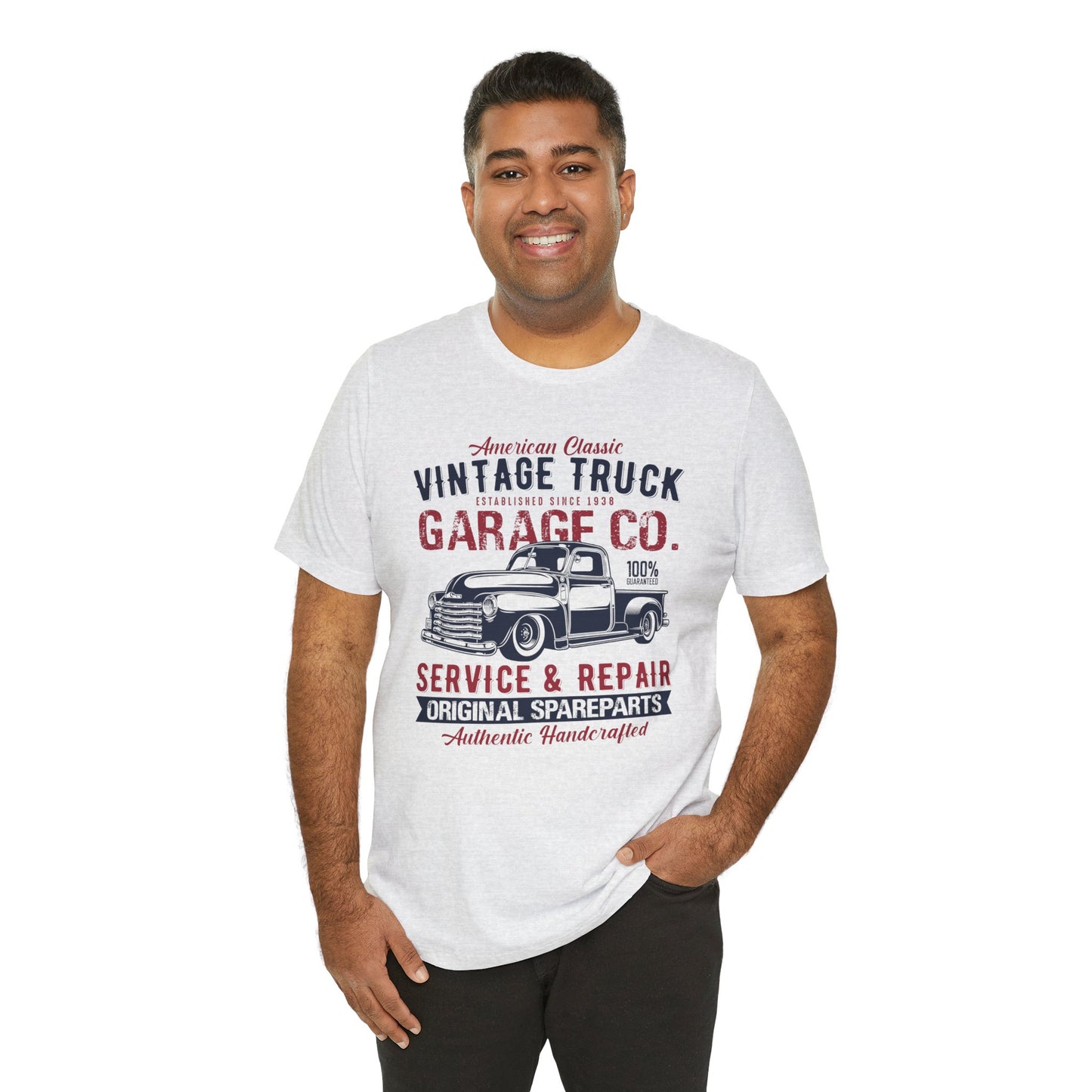 American Classic Vintage Truck - Unisex Jersey Short Sleeve Tee - 12611
