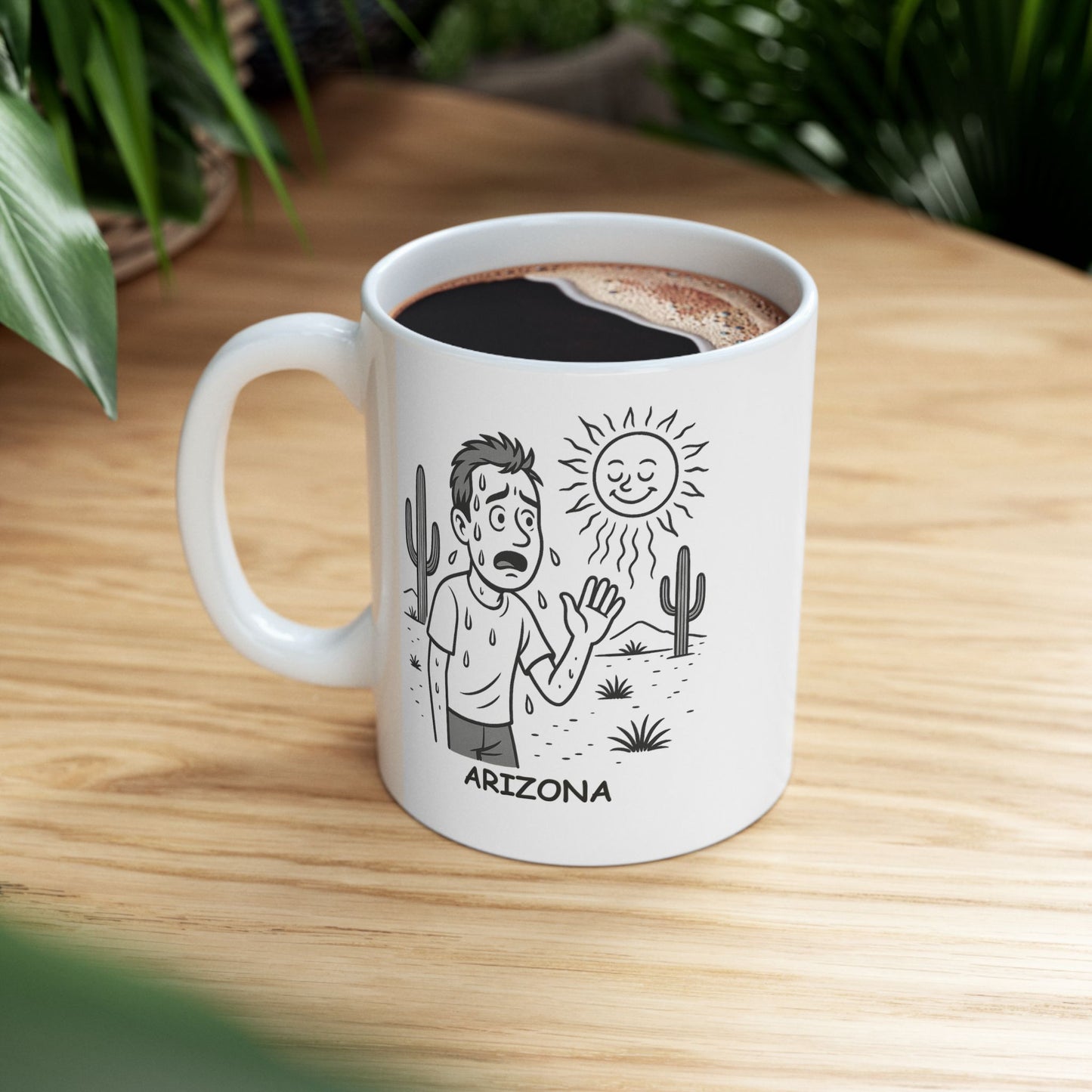 "If you think it's hot now, wait for summer." Ceramic Mug - 13074