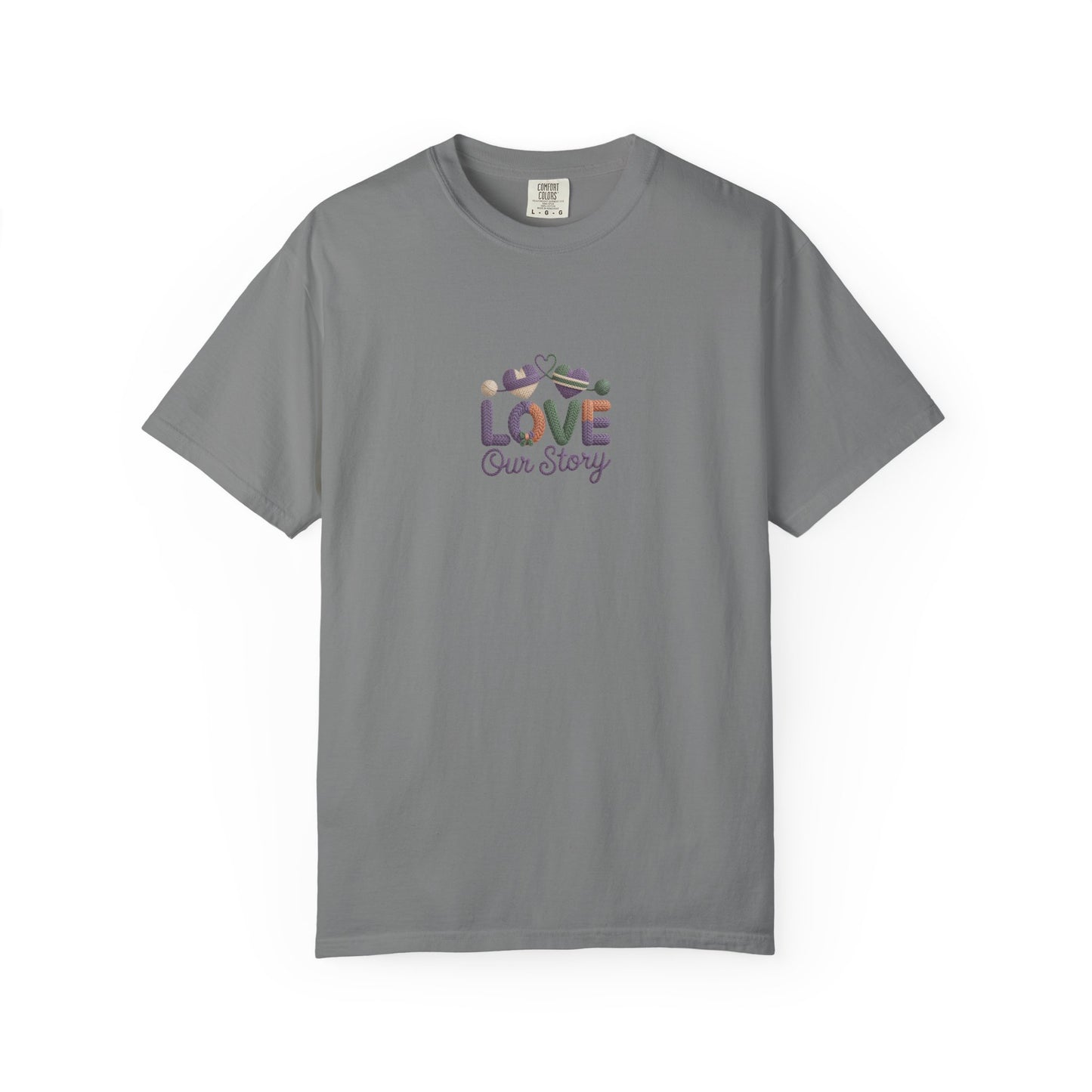 Our Story Valentine Graphic T-Shirt — Custom Placement & Size, Couple Gift - 14750