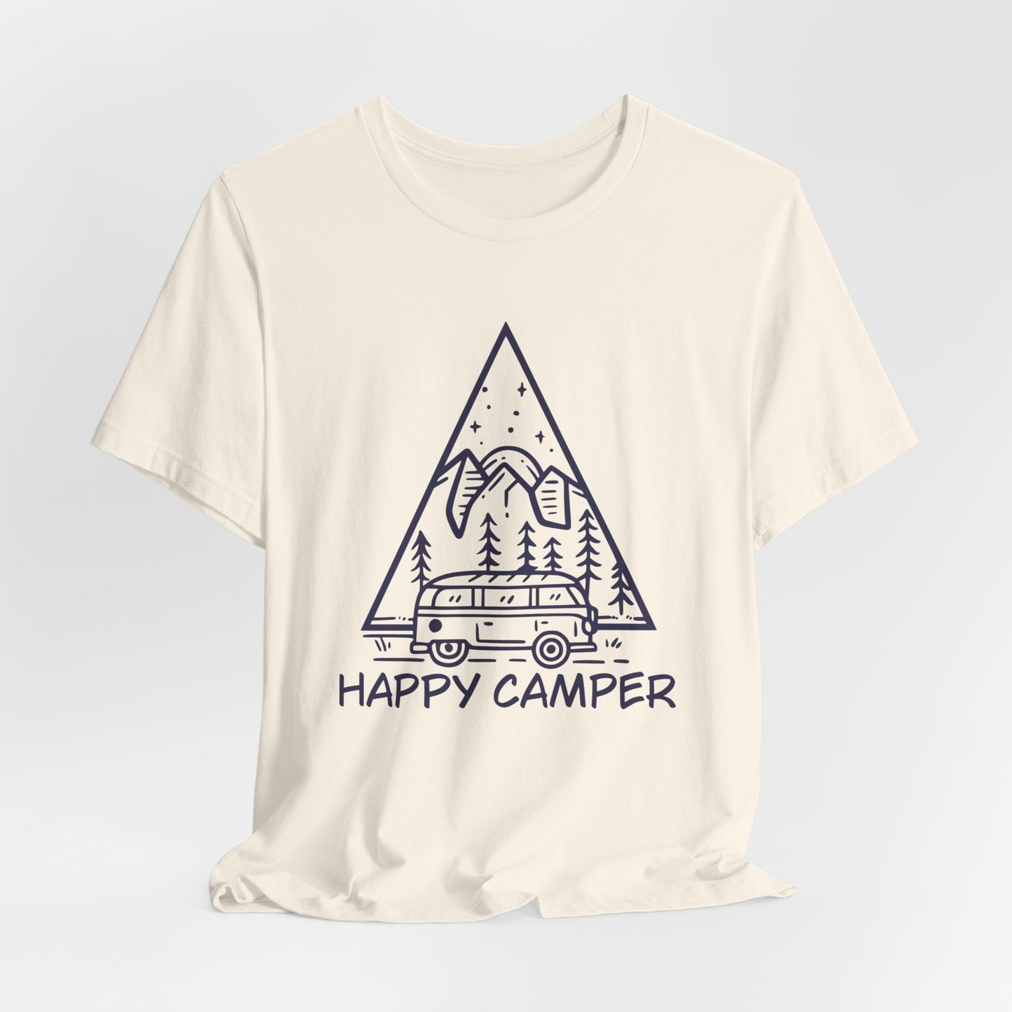 Happy Camper - Unisex Jersey Short Sleeve Tee