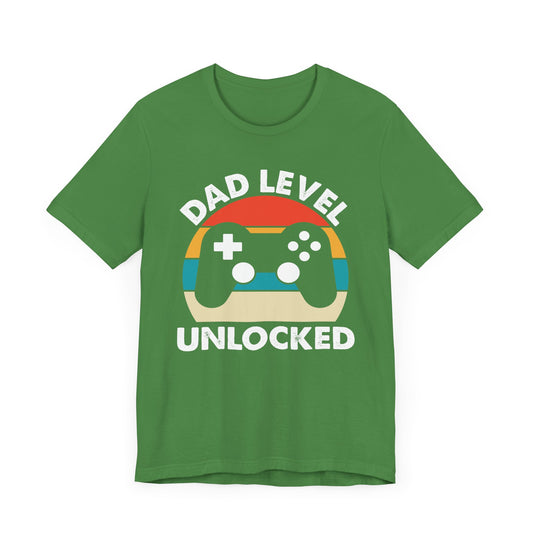 Dad Level Unlocked - Unisex Jersey Short Sleeve Tee