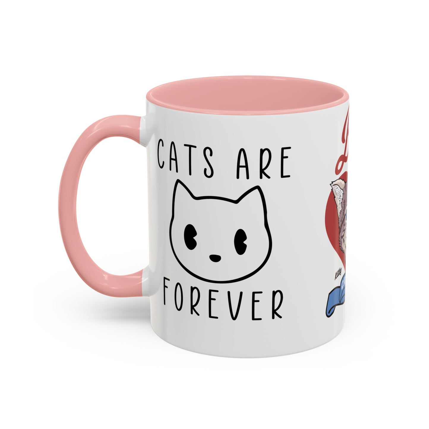 Best Ever Cat Mama - Accent Coffee Mug (11, 15oz)