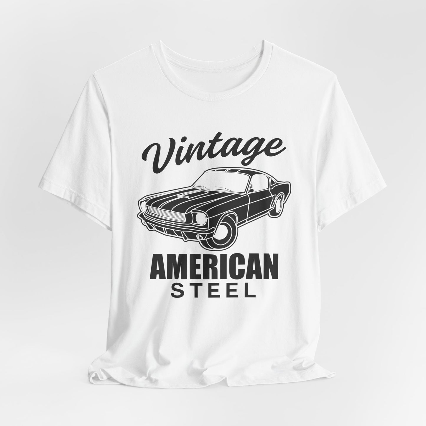 Vintage American Steel - Unisex Jersey Short Sleeve Tee - 13032