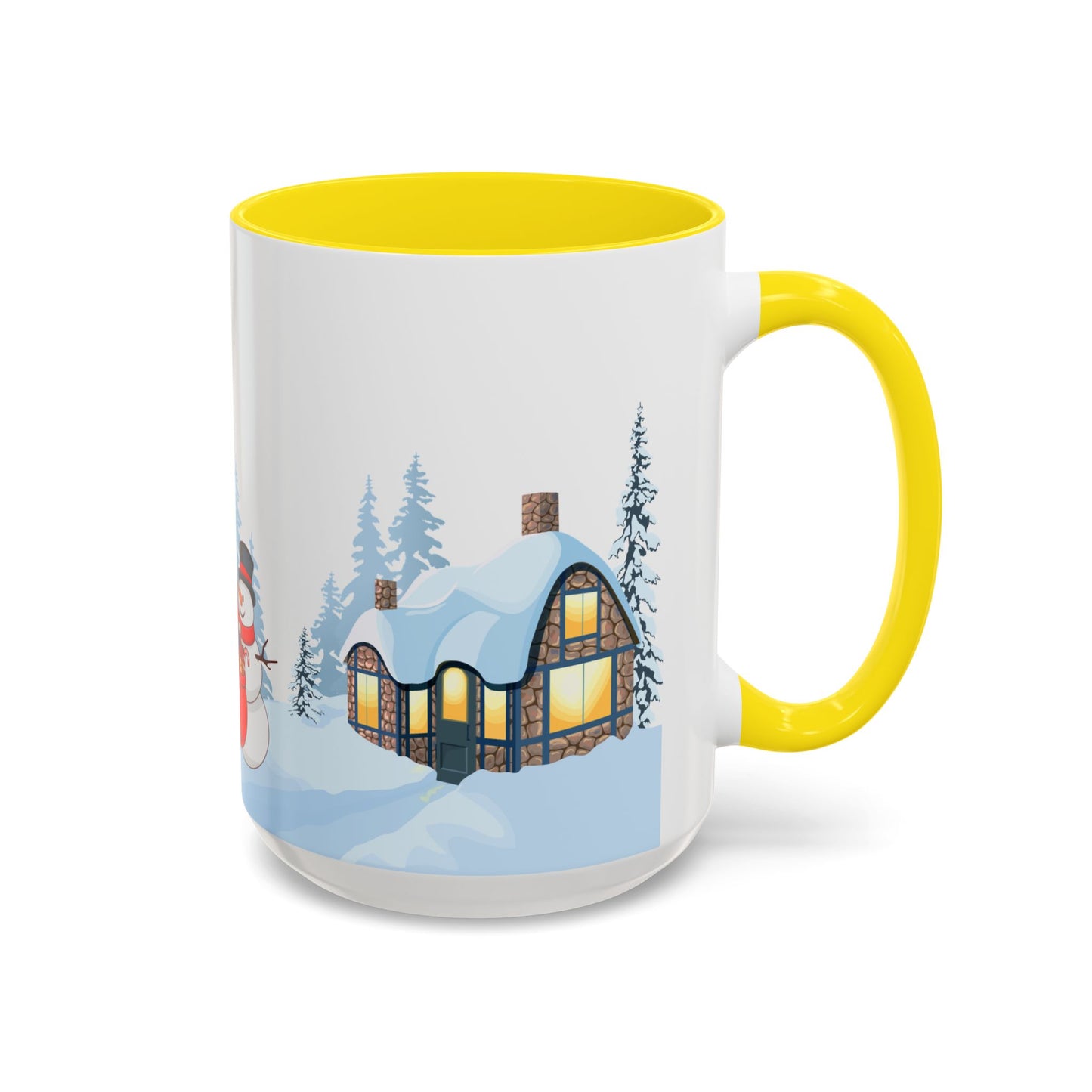 Outdoor Christmas Party - Accent Coffee Mug (11, 15oz) - 10454