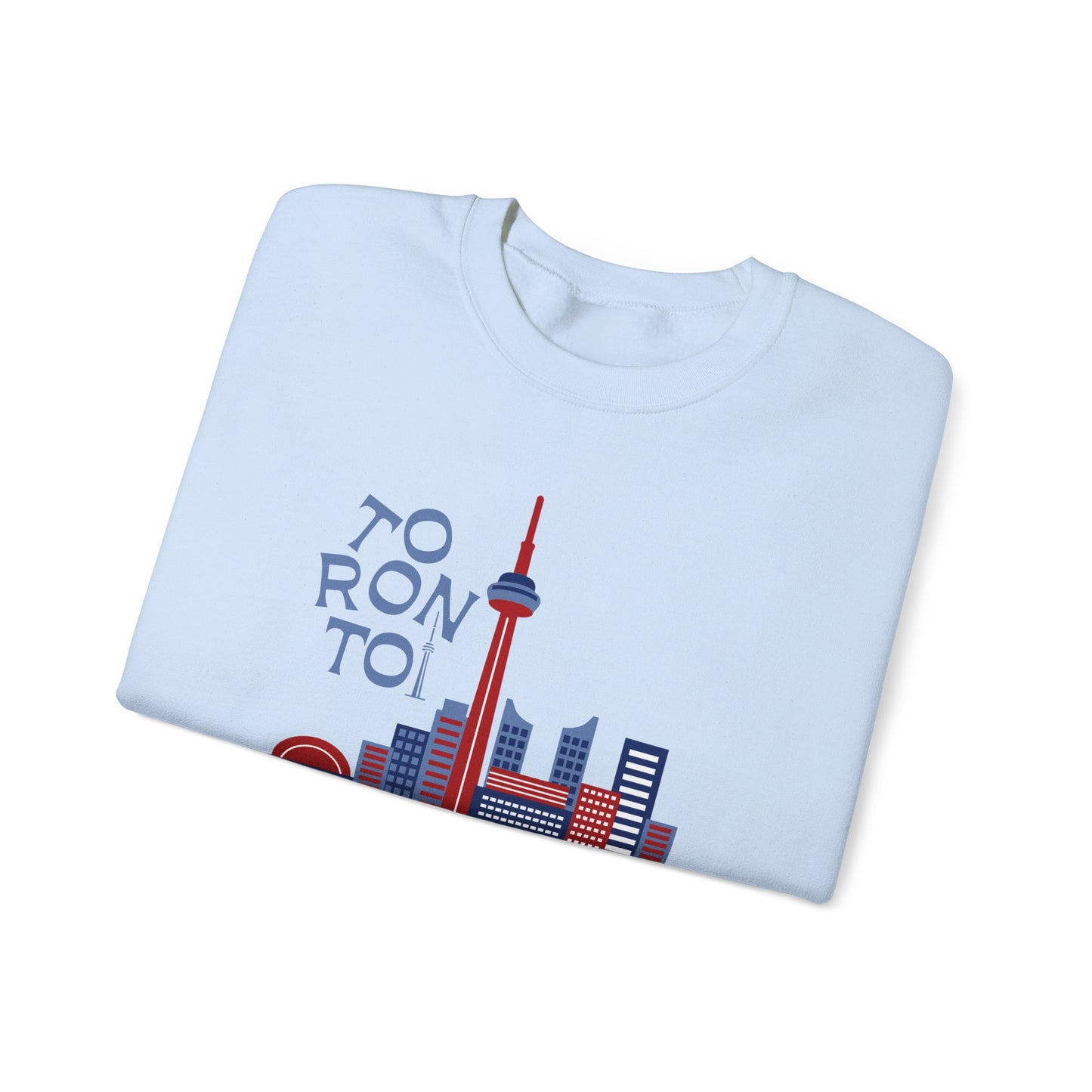 Toronto Skyline Unisex Crewneck Sweatshirt - Cozy Graphic Pullover - 12125