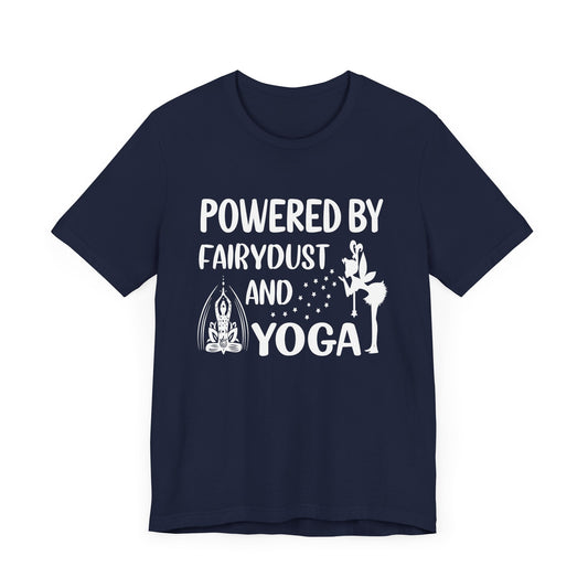 Powered By Fairydust & Yoga - Unisex Jersey Short Sleeve Tee