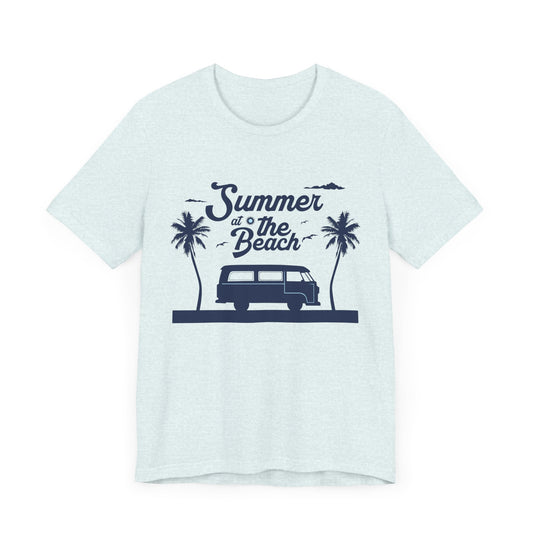 Summer At The Beach - Unisex Jersey Short Sleeve Tee