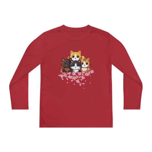 Kittens: Little Bundles of Joy - Youth Long Sleeve Competitor Tee