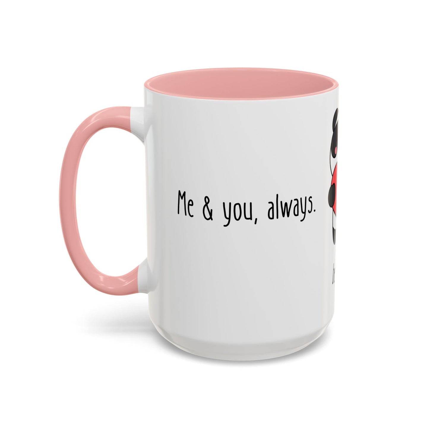 Panda, Be Mine - Accent Coffee Mug (11, 15oz) - 11431