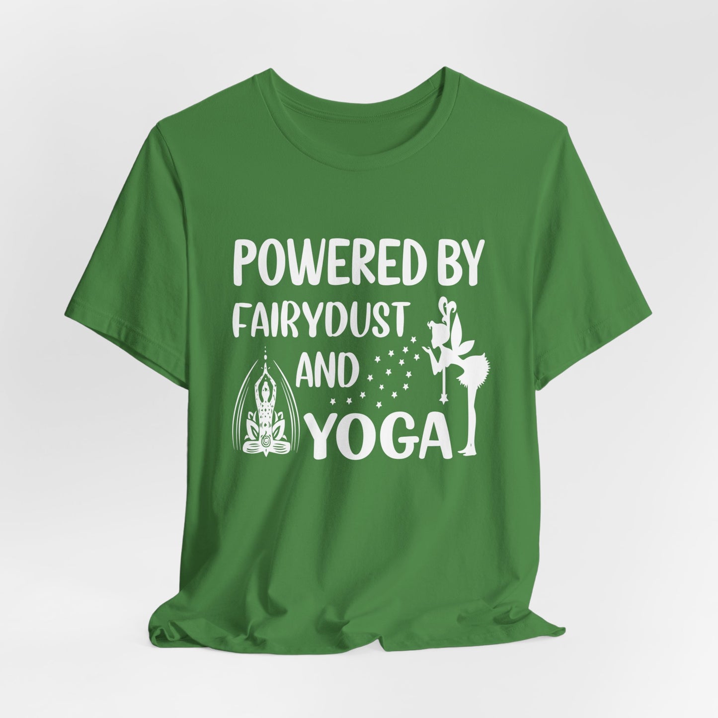 Powered By Fairydust & Yoga - Unisex Jersey Short Sleeve Tee