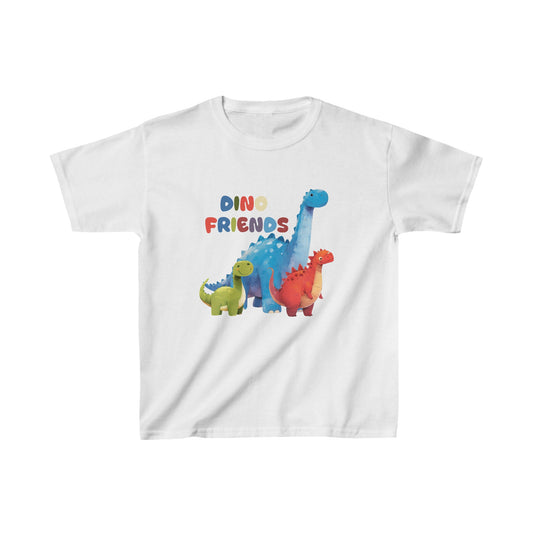 Dino Friends in Gobi - Kids Heavy Cotton™ Tee