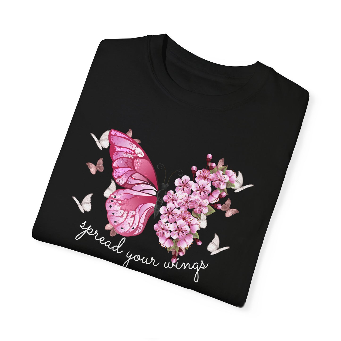 Butterfly, Embrace the Beauty of Nature - Unisex Garment-Dyed T-shirt - 10329