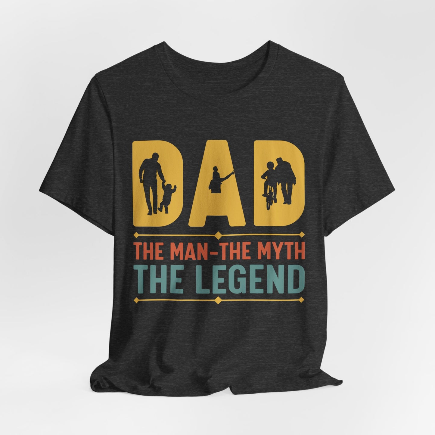 Dad, The Man, The Myth, The Legend - Unisex Jersey Short Sleeve Tee - 13728