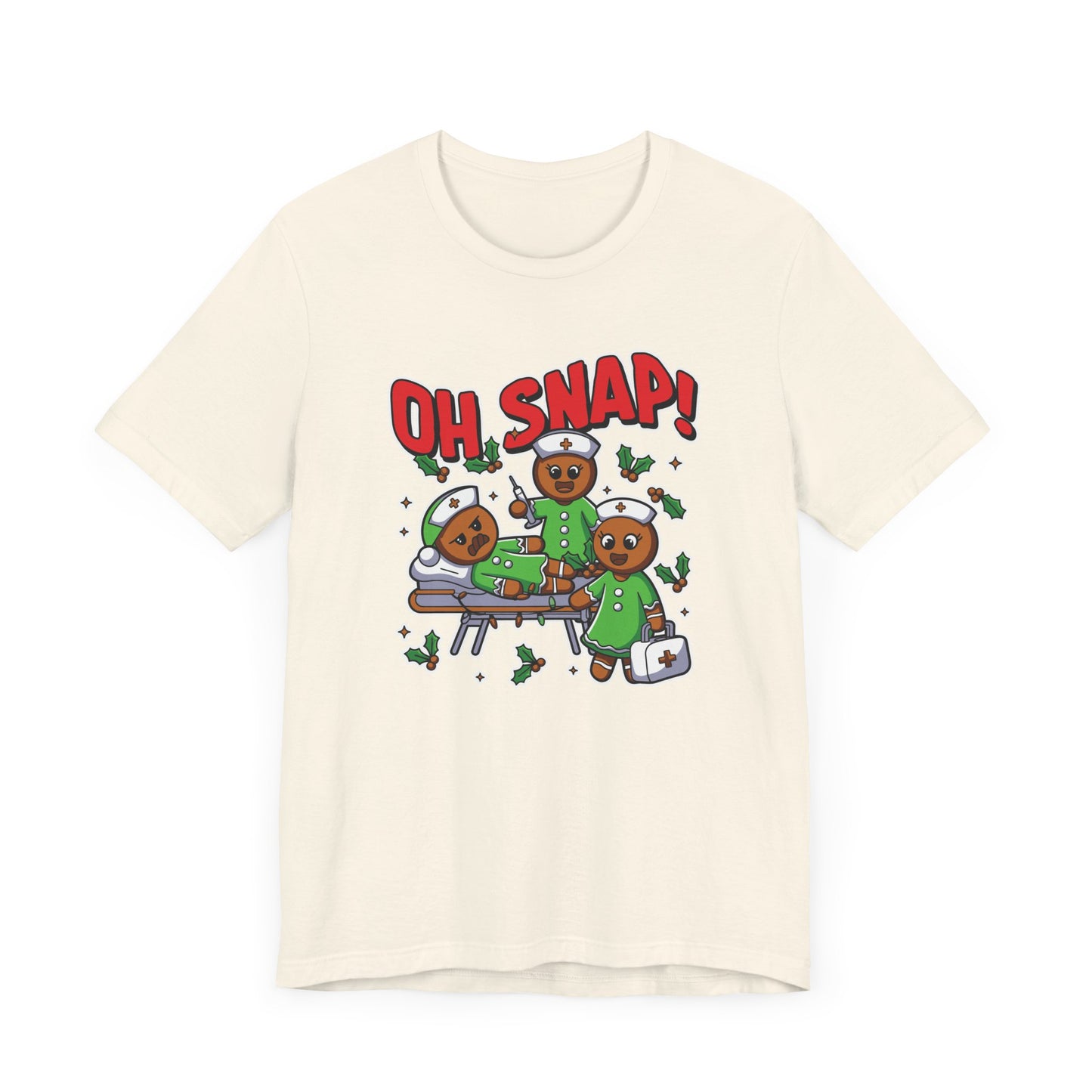 Christmas, Nurse, Oh Snap! - Unisex Jersey Short Sleeve Tee - 10351