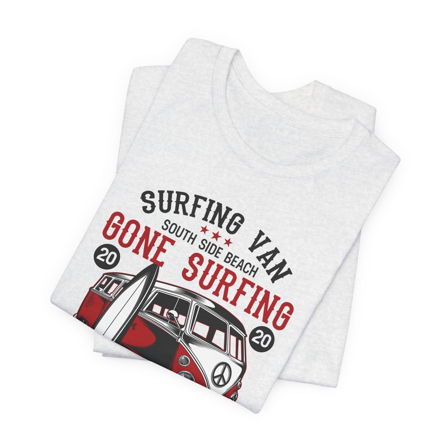 Surfing Van, Surfing Adventure - Unisex Jersey Short Sleeve Tee