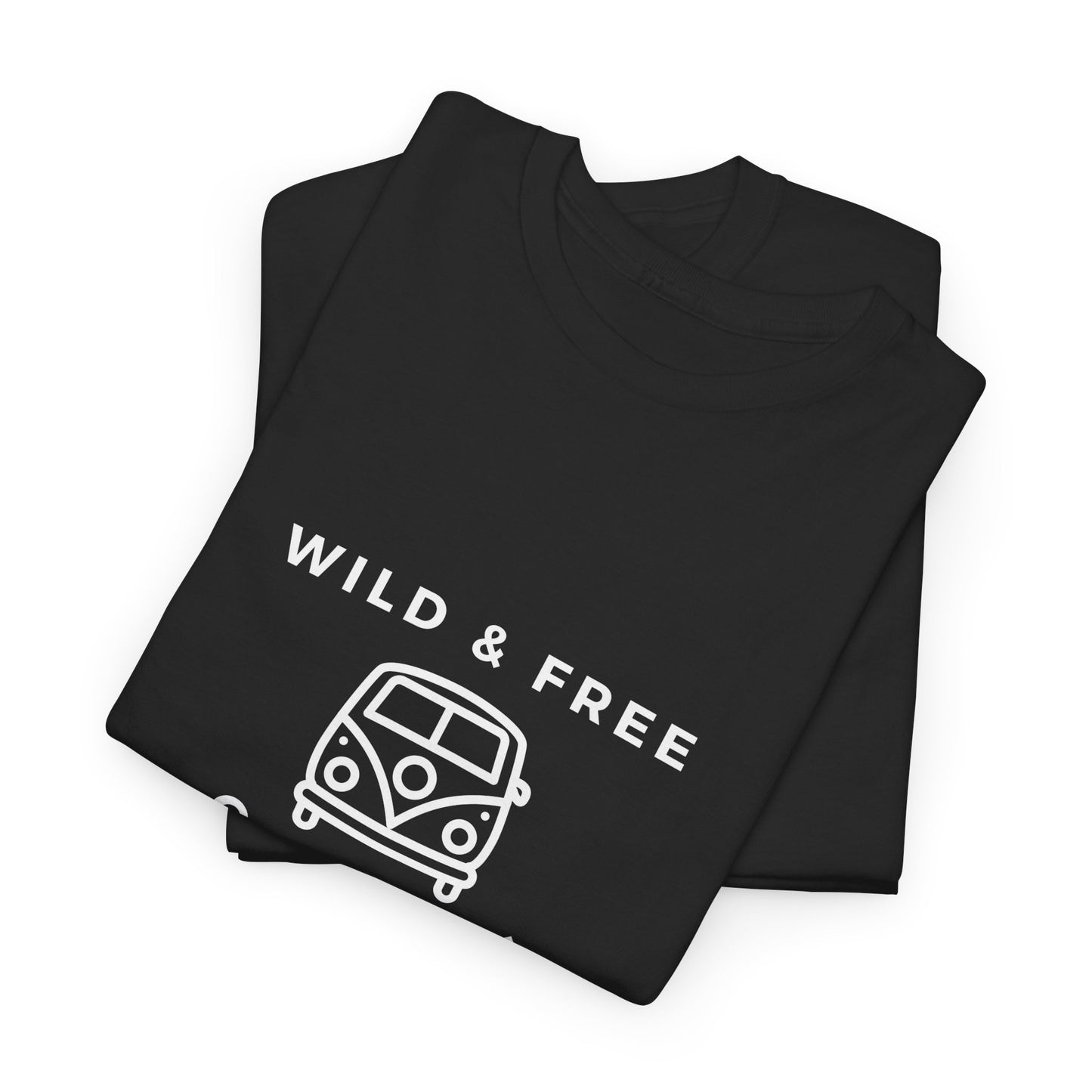 Wild & Free, Camp Van - Unisex Heavy Cotton Tee - 10567