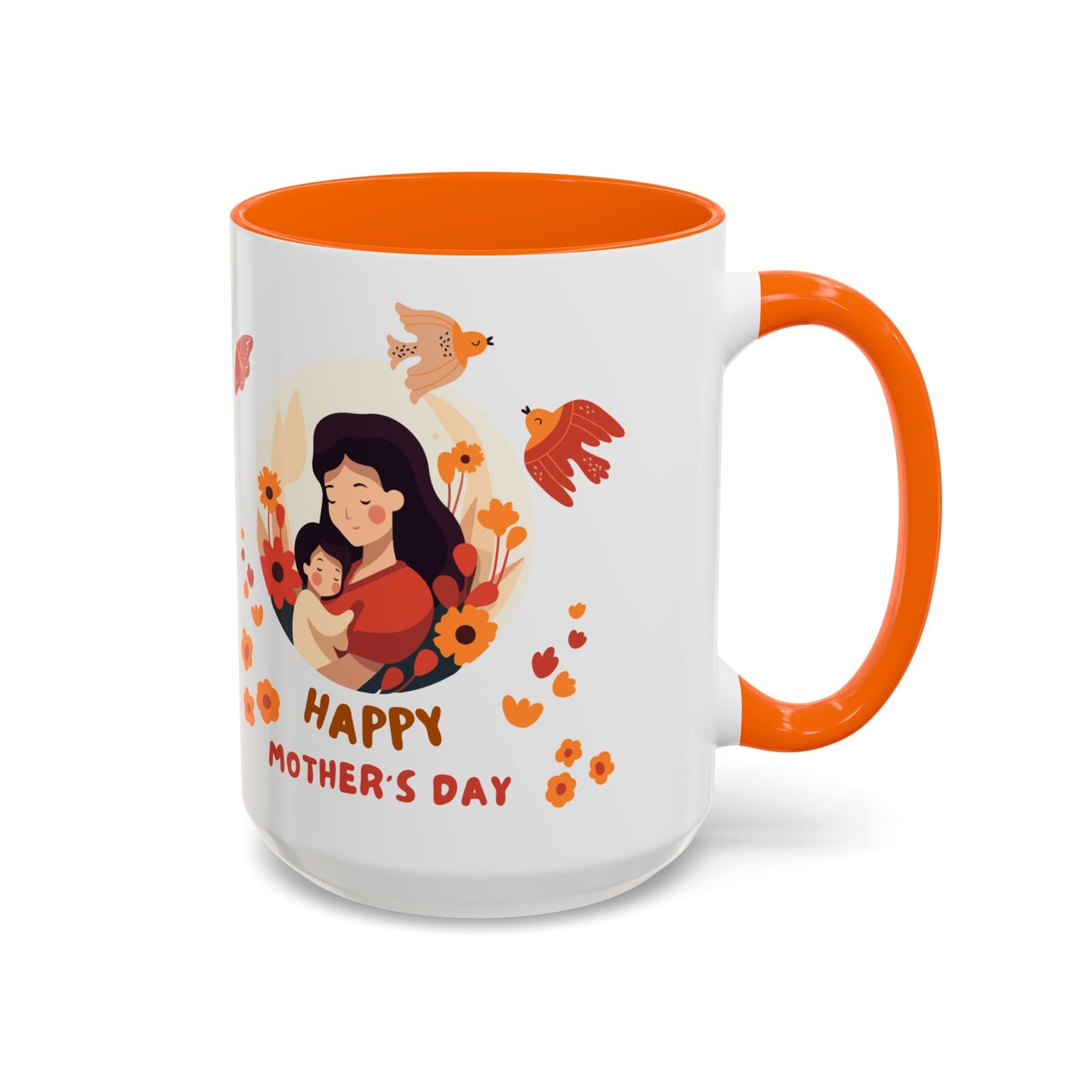Happy Mother's Day - Accent Coffee Mug (11, 15oz) - 10885