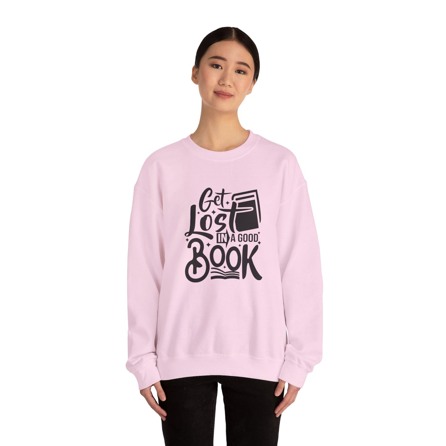 Get Lost in A Good Book - Unisex Heavy Blend™ Crewneck Sweatshirt - 10691