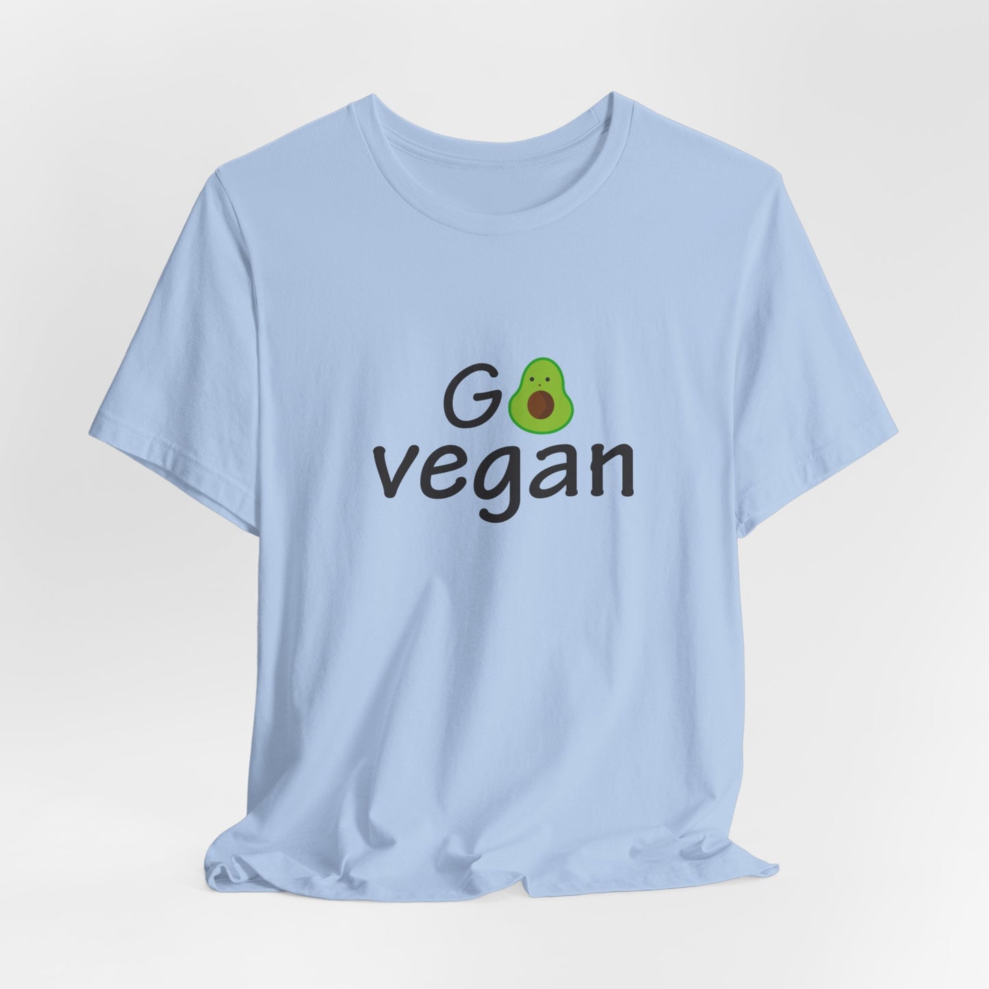 Go Vegan - Unisex Jersey Short Sleeve Tee