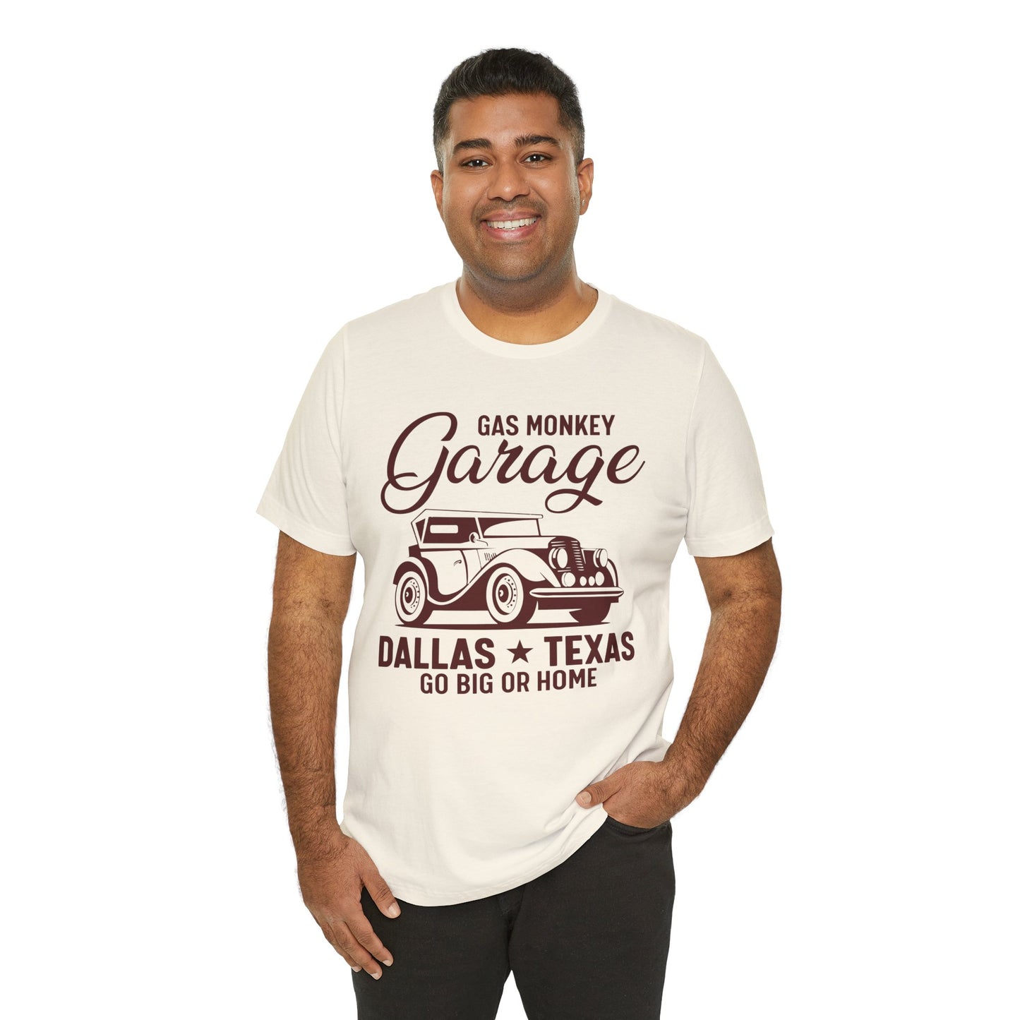 Gas Monkey Garage, Go Big or Home - Unisex Jersey Short Sleeve Tee - 13034