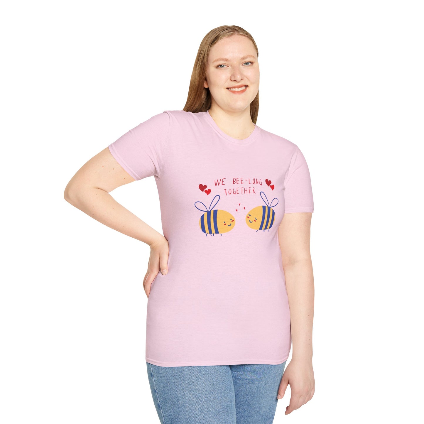 Bees, We Bee-long Together - Unisex Softstyle T-Shirt - 11361
