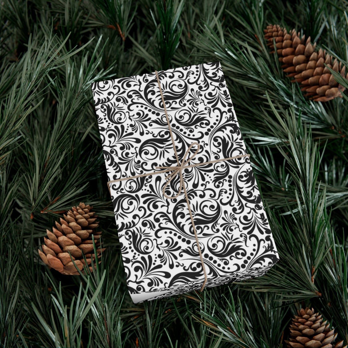 Black Pattern - Gift Wrap Papers - 10296