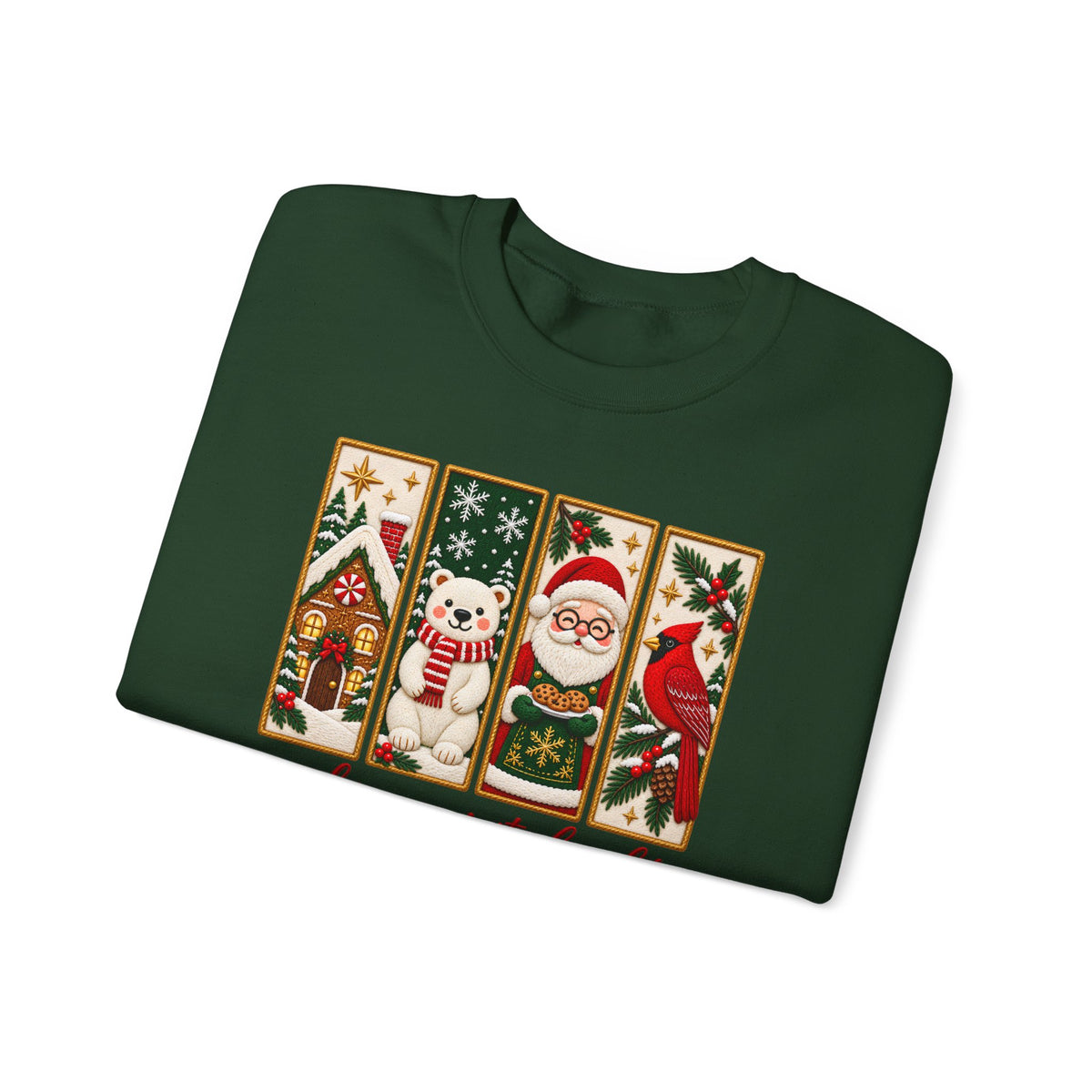 Making Spirits Bright Sweatshirt, Cute Vintage Christmas Crewneck - 14548