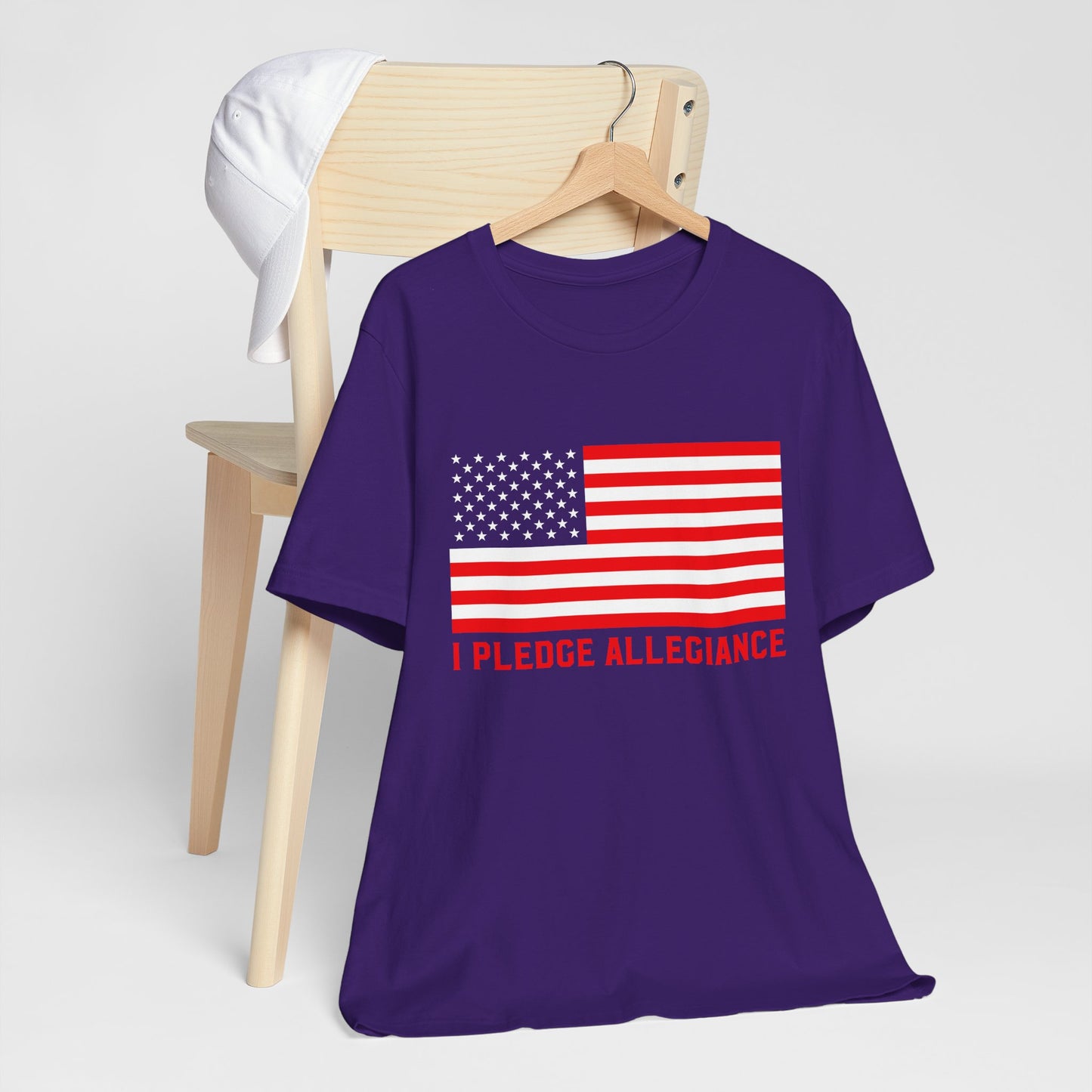 Patriotic Pledge Tee, Unisex T-Shirt for Celebrating Freedom, Independence Day Shirt Gift for Patriots - 13697